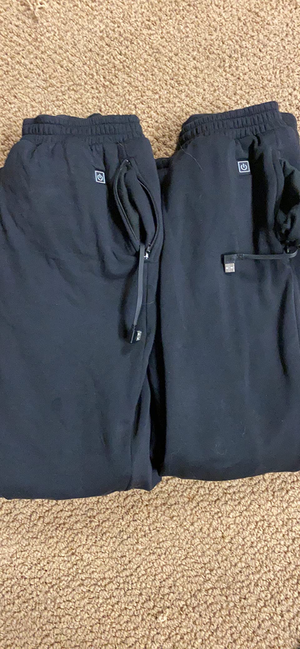 FERNIDA Heated Pants for Men Women, 8 Heating Zones USB Electric Sweatpants customer photo 2