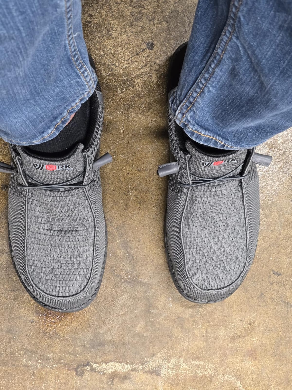LARNMERN Slip On Steel Toe Shoes Men Loafers Work Safety Tennis Sneakers | Lightweight, Comfortable, Walking, Wide, Hands Free, Lounging, House, Mechanic, Construction, Casual, Dress, Office, Outdoor customer photo 1