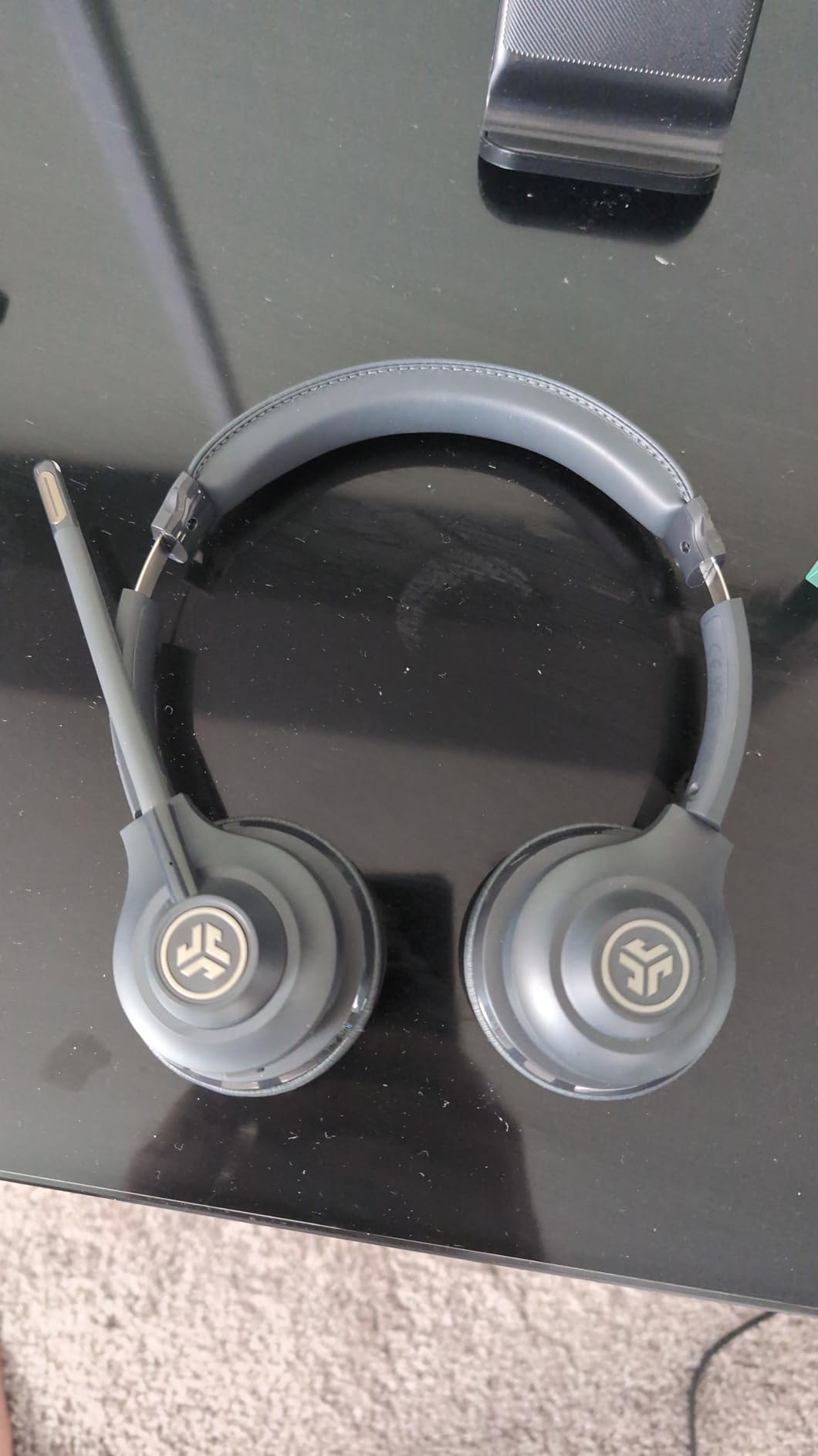 JLab, Go Work Gen 2, Wireless Headset, Bluetooth, USB Dongle, Boom Mic, Multipoint, Over Ear Headphones, Black customer photo 1