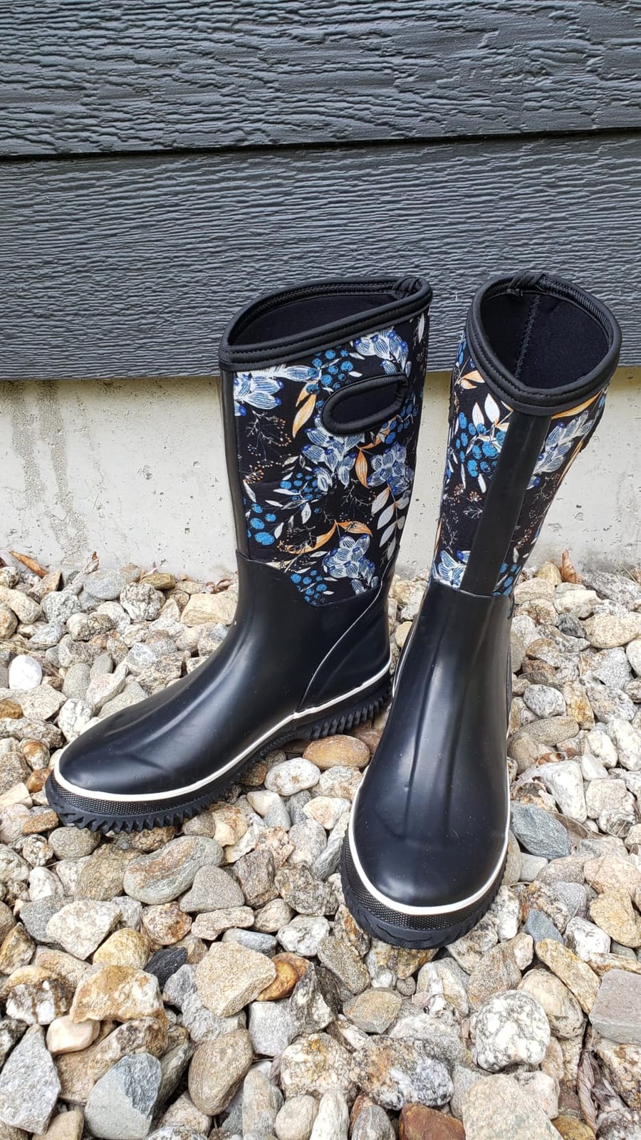 WTW Mid Calf Rain Boots for Women - Waterproof Insulated Neoprene Mud Boots Outdoor Hunting Garden Boots customer photo 1