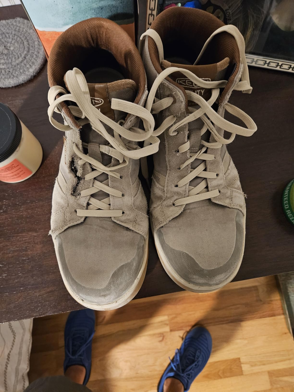 KEEN Utility Men's Kenton Mid Composite Toe Work Sneakers customer photo 2