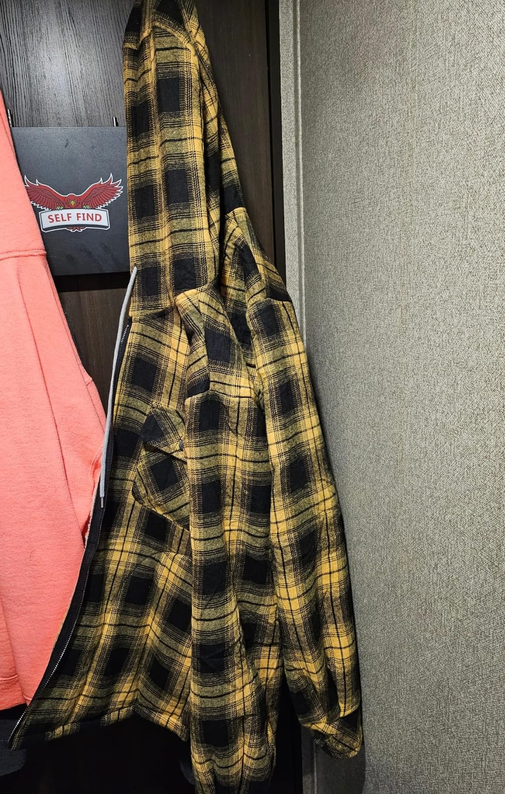 Elesuit Men's Full Zip Fleece Flannel Jacket Shirt Plaid Cotton Hoodie Coat customer photo 2
