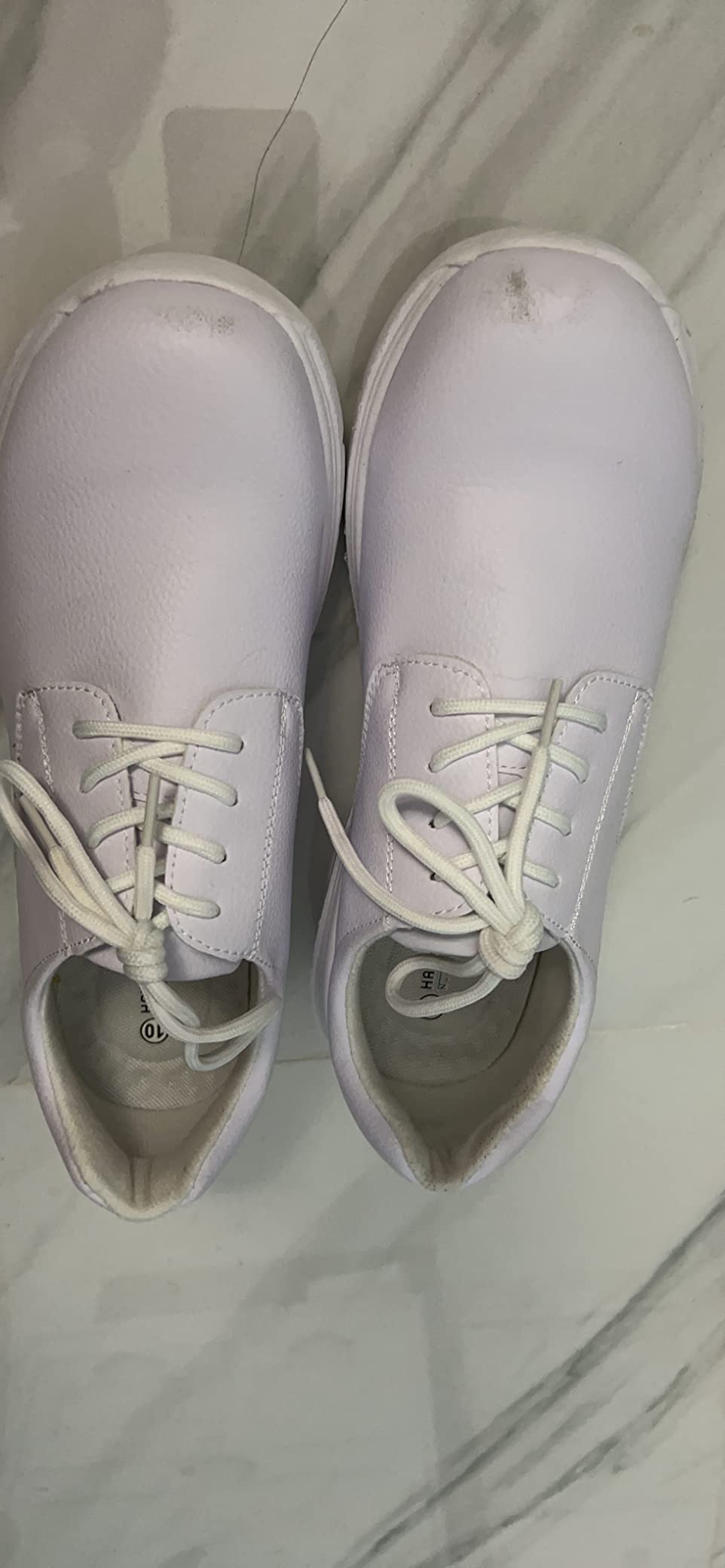 Hawkwell Women's Slip Resistant Lightweight Nursing Shoes Comfortable Lace Up Work Shoes customer photo 2
