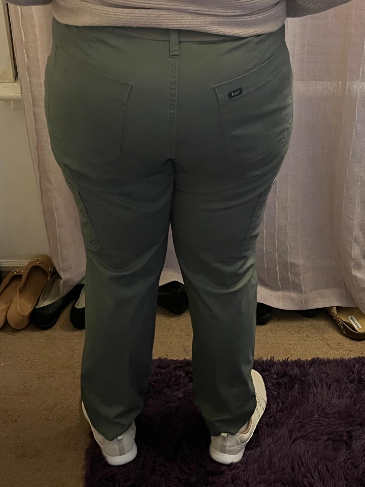 Lee Women's Plus Size Ultra Lux Comfort with Flex-to-go Utility Pant customer photo 2