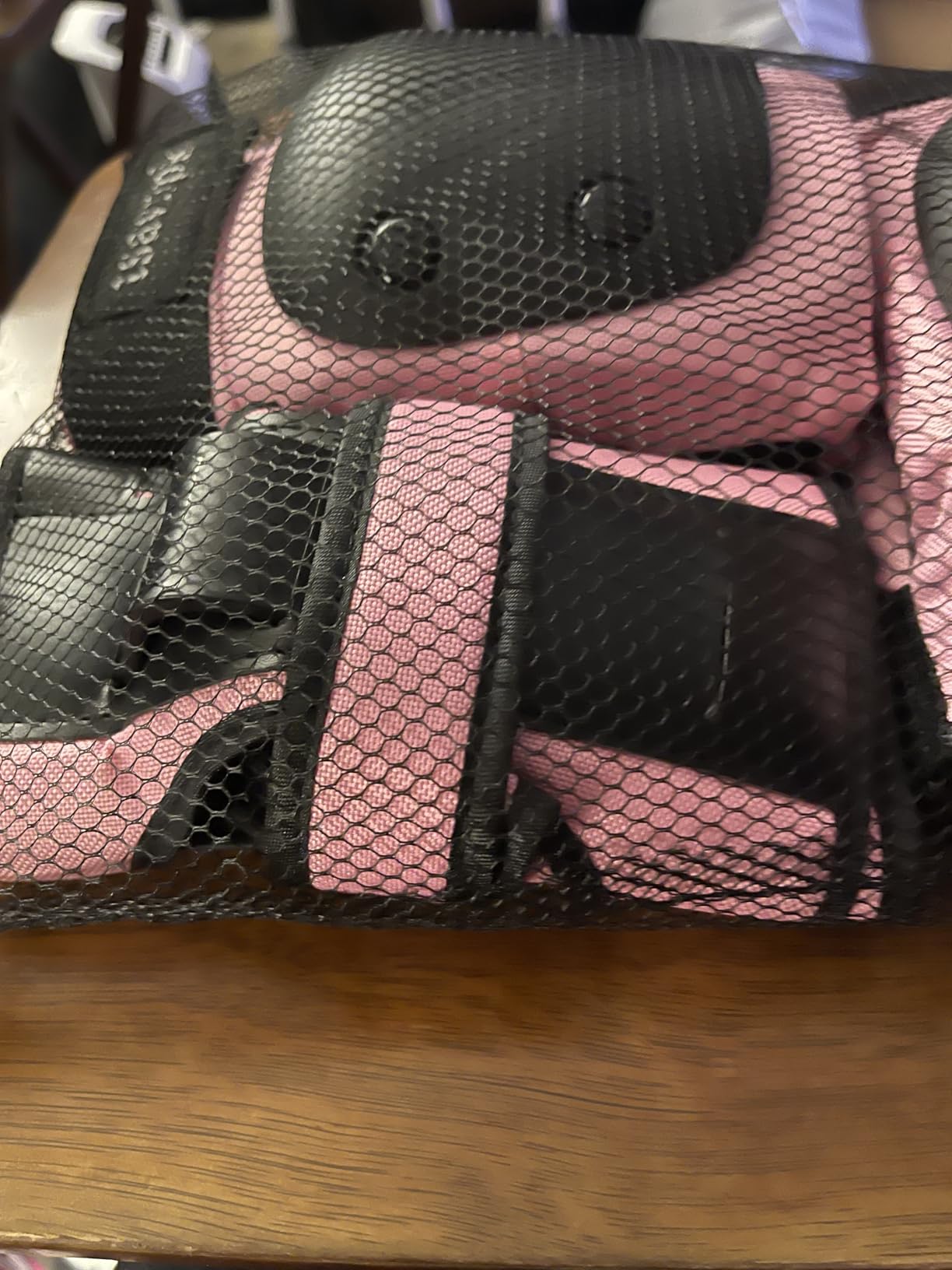 Knee and Elbow Pads Set for Women & Teens, Pink Skateboarding Protective Gear customer photo 1