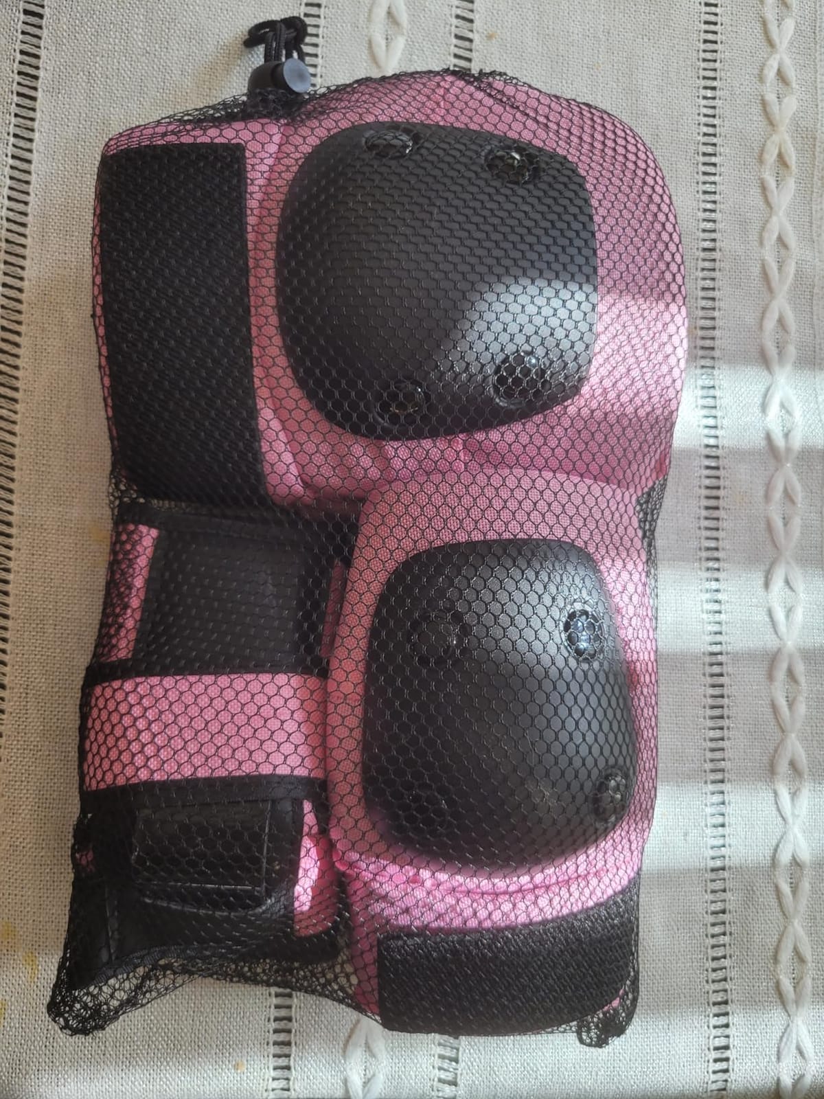 Knee and Elbow Pads Set for Women & Teens, Pink Skateboarding Protective Gear customer photo 2