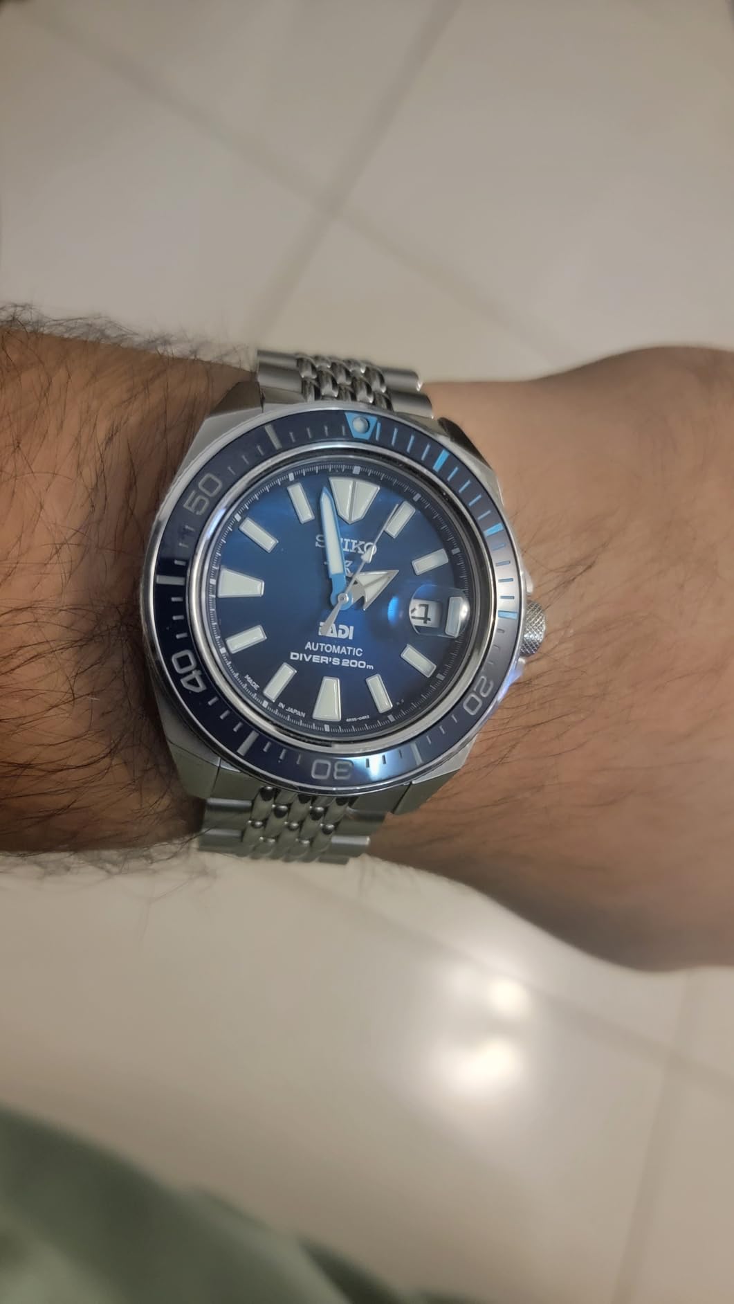 SEIKO Prospex Sea Automatic Blue Dial Men's Watch SRPJ93 customer photo 2