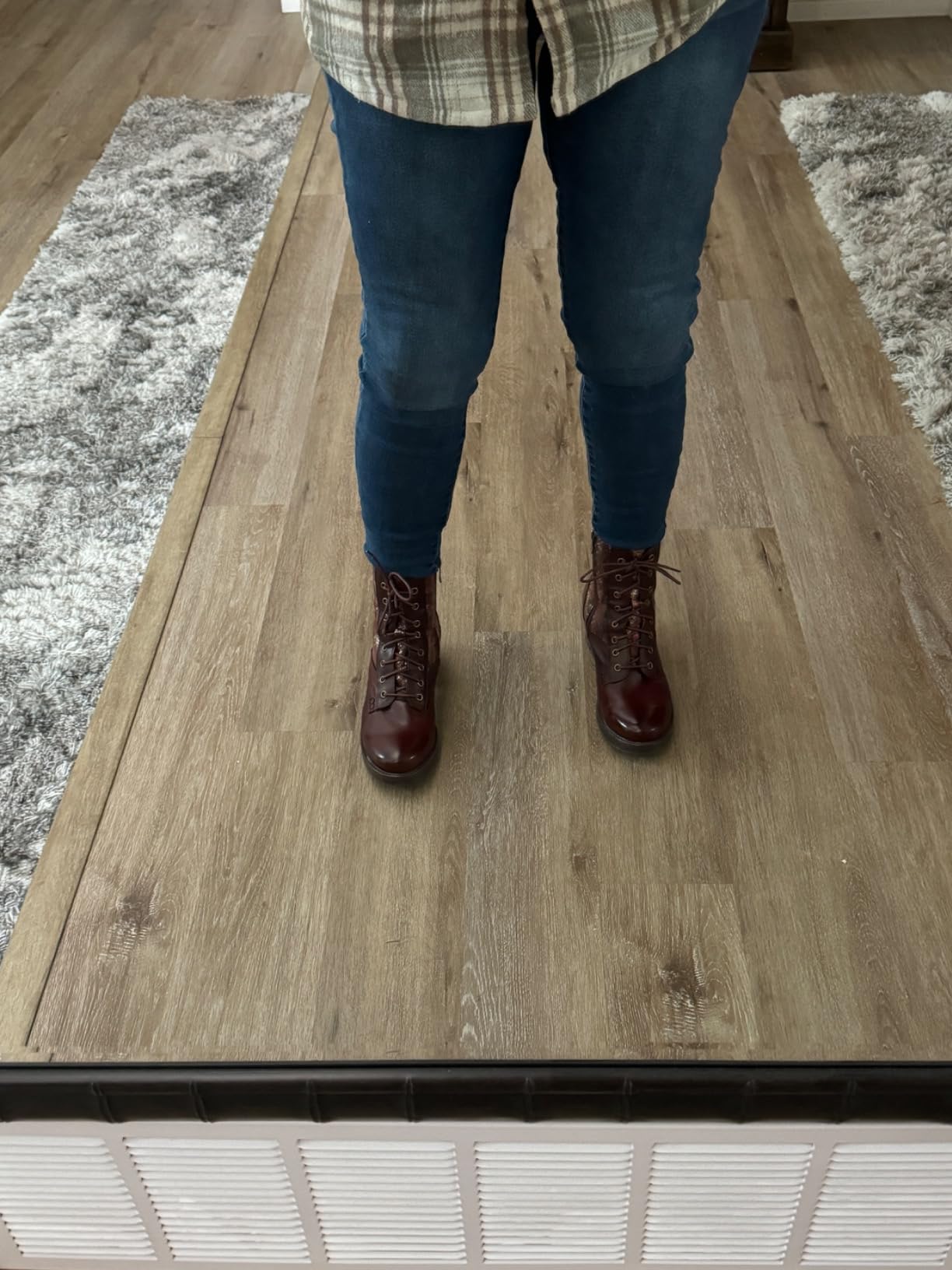 L'Artiste by Spring Step Marty Met Hand Painted Metallic Floral Ankle Boots for Women customer photo 1