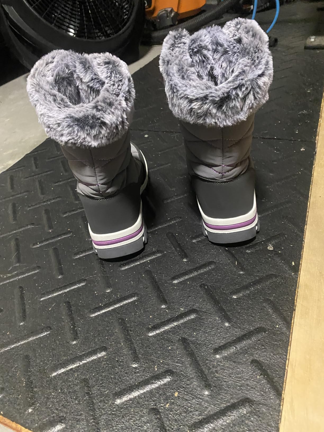 HOBIBEAR Kids Winter Snow Boots Waterproof Outdoor Warm Faux Fur Lined Shoes customer photo 2