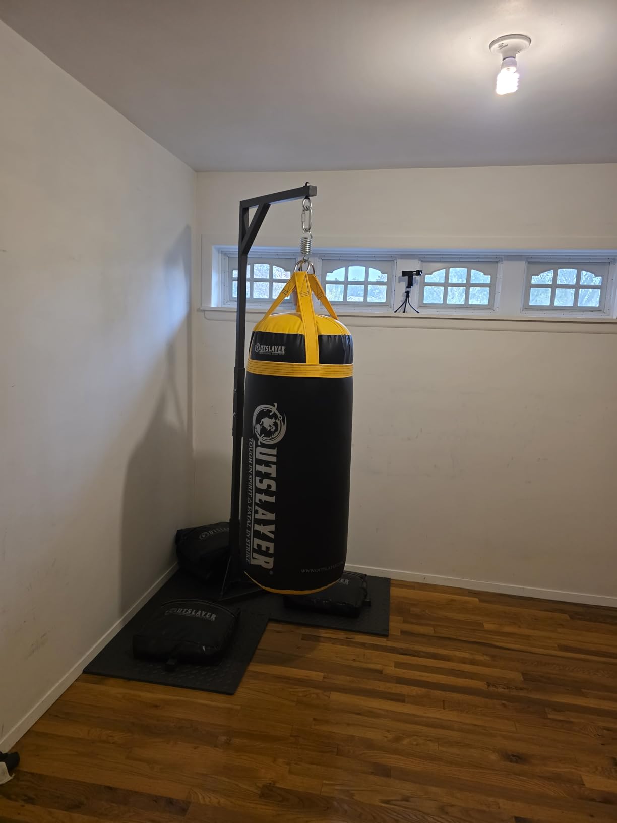 OutSlayer XXL 150 LB Heavy Boxing Punching Bag - Versatile Training for Mixed Martial Arts Wider Striking Area - USA Made customer photo 2