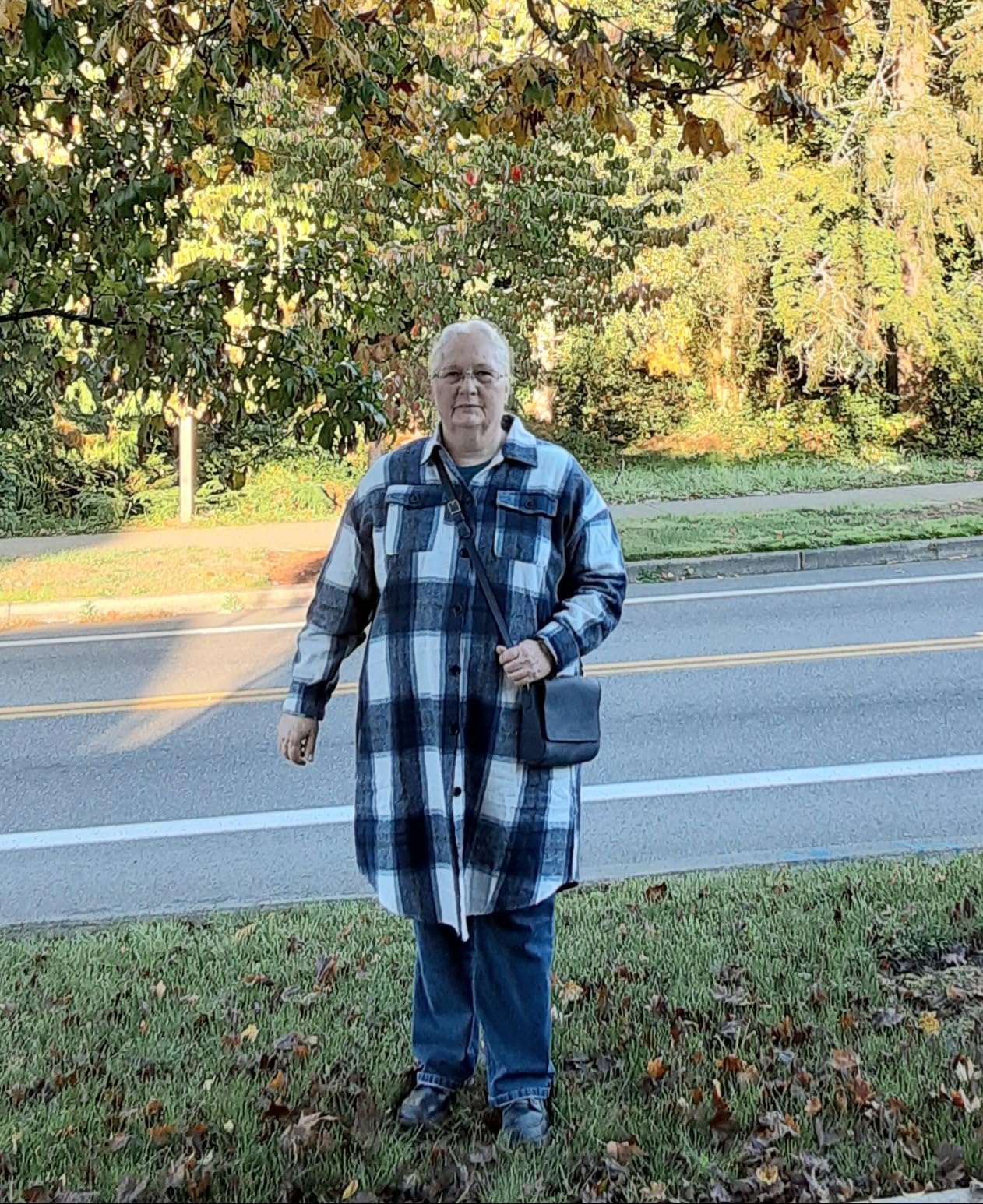 ZAAYO Women's Plus Size Plaid Flannel Shacket Long Shirts Jacket Tartan Boyfriend Oversized Coat Fall Clothes Fashion Outfits customer photo 1