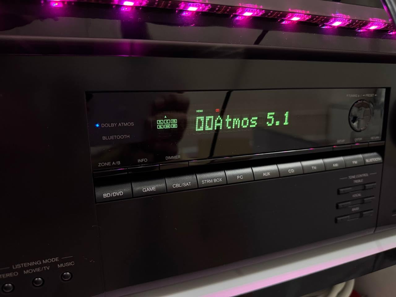 Onkyo TX-SR3100 5.2-Channel AV Receiver - Dolby Atmos, Dolby Height Virtualizer, Dolby Vision and More customer photo 1