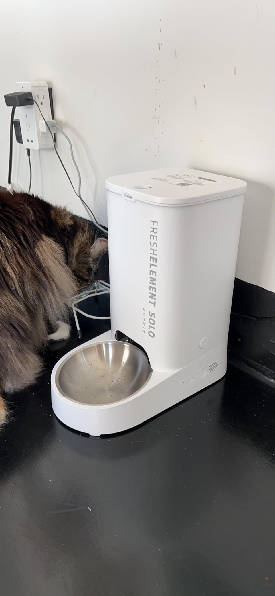 PETKIT Automatic Cat Feeder, 2.4G WiFi Automatic Dog Feeder, App Control Pet Food Dispenser with Triple Fresh-Lock System, Schedule Feeding, Food Shortage Alert, Dual Power-Charge&Battery,3L Capacity customer photo 2