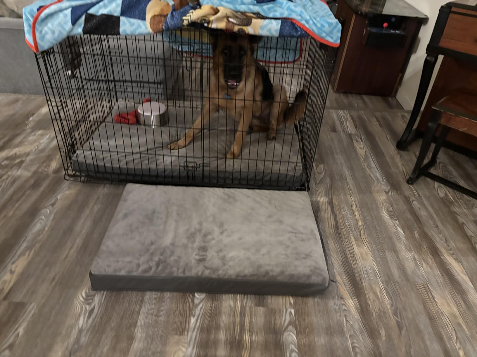 XXL Dog Bed Waterproof Outdoor Washable Foam Large Crate Pad 48