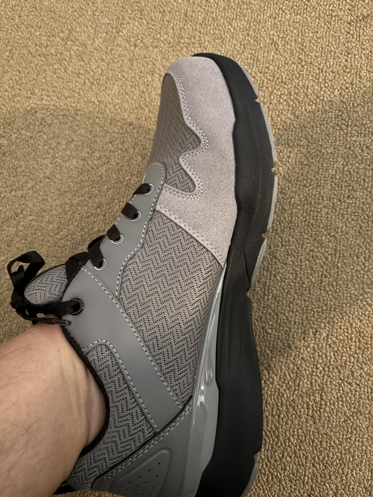 Walking Shoes for Men, Arch Support Mens Sneakers for Plantar Fasciitis customer photo 1
