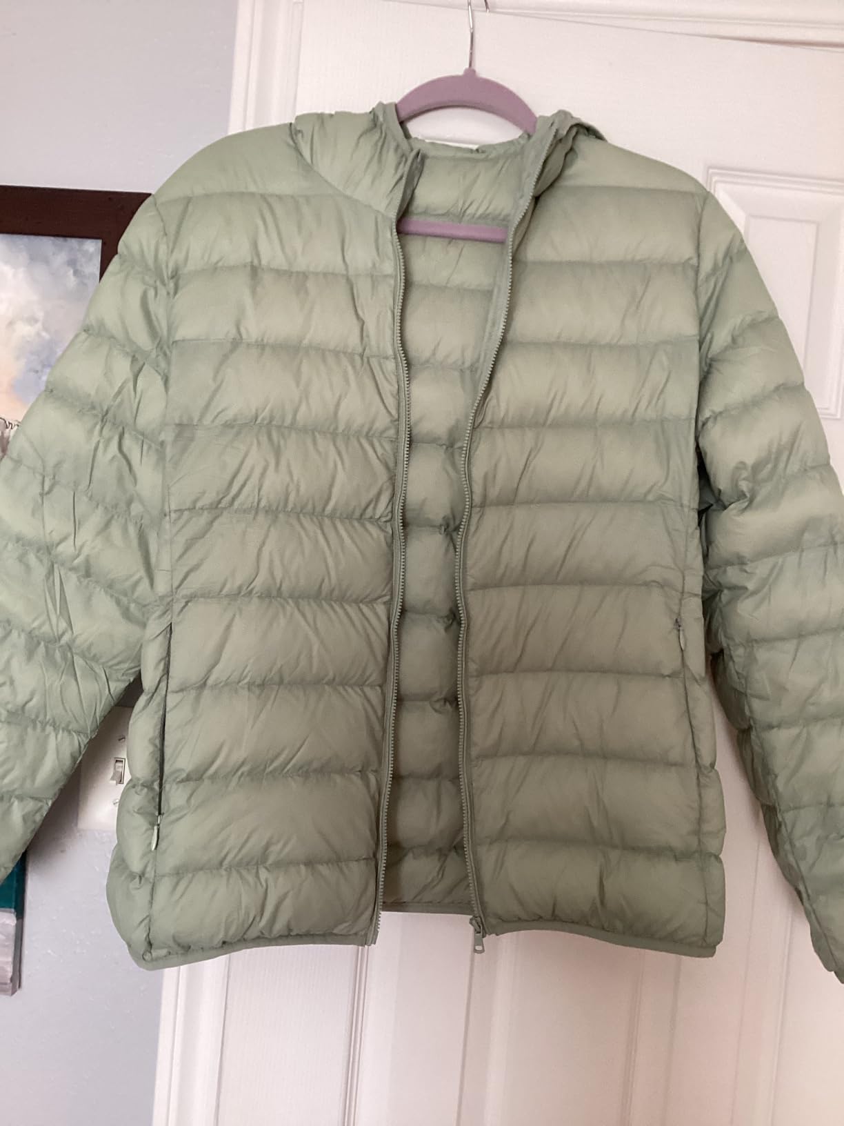 Valennia Women's Short Down Coat Packable Puffer Jacket With Hooded Winter Ultra Light Outerwear customer photo 1