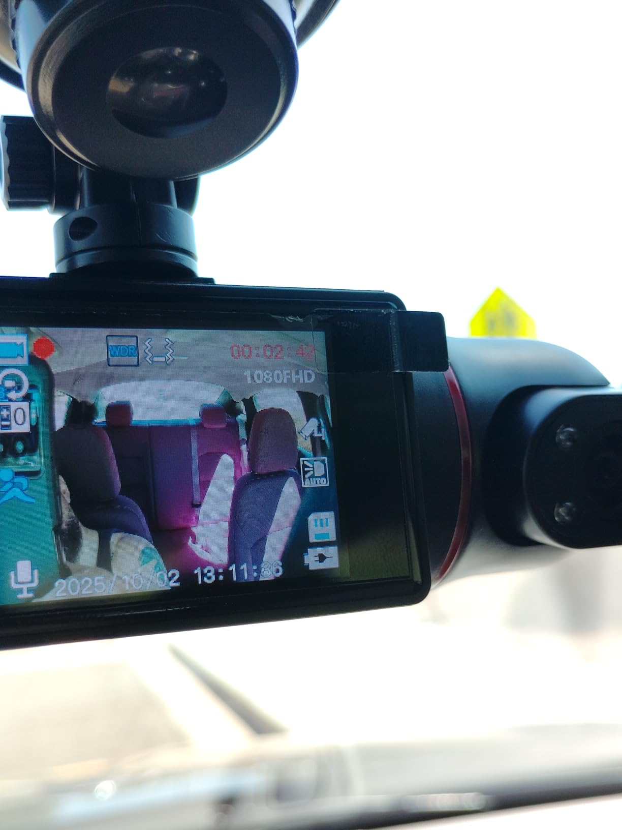 Dual Dash Cam Front and Inside with 64GB Card customer photo 1