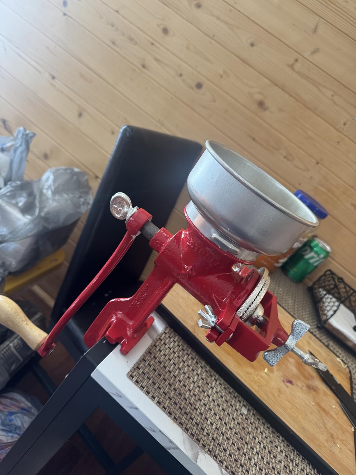 Estrella Manual Grain Mill, Molino para Moler Maiz, Cast Iron Grinder customer photo 1