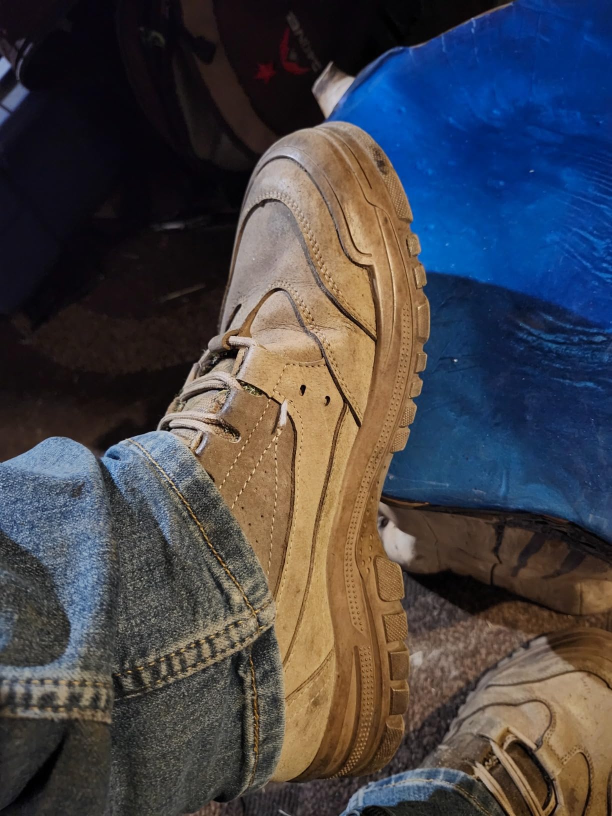 GUSAYEX Steel Toe Boots for Men Puncture Resistant Work Boots customer photo 2