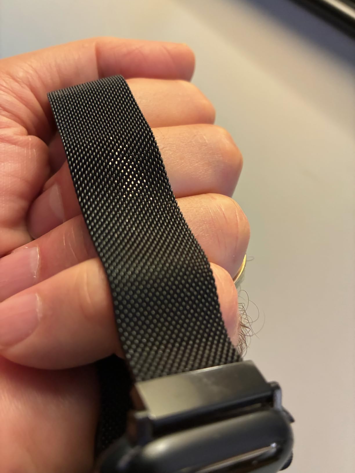 Milanese Loop Compatible with Apple Watch Bands 46 44 45 49mm Men and Women customer photo 2