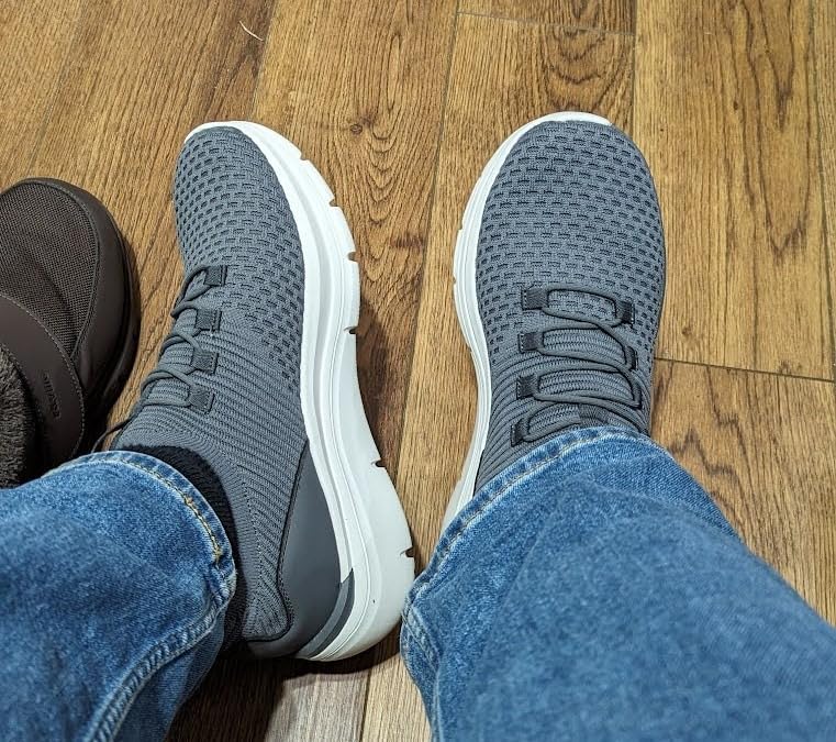 FitVille Extra Wide Slip on Shoes for Men, Lightweight and Breathable Mens Wide Slip on Shoes Max Cushioning customer photo 1