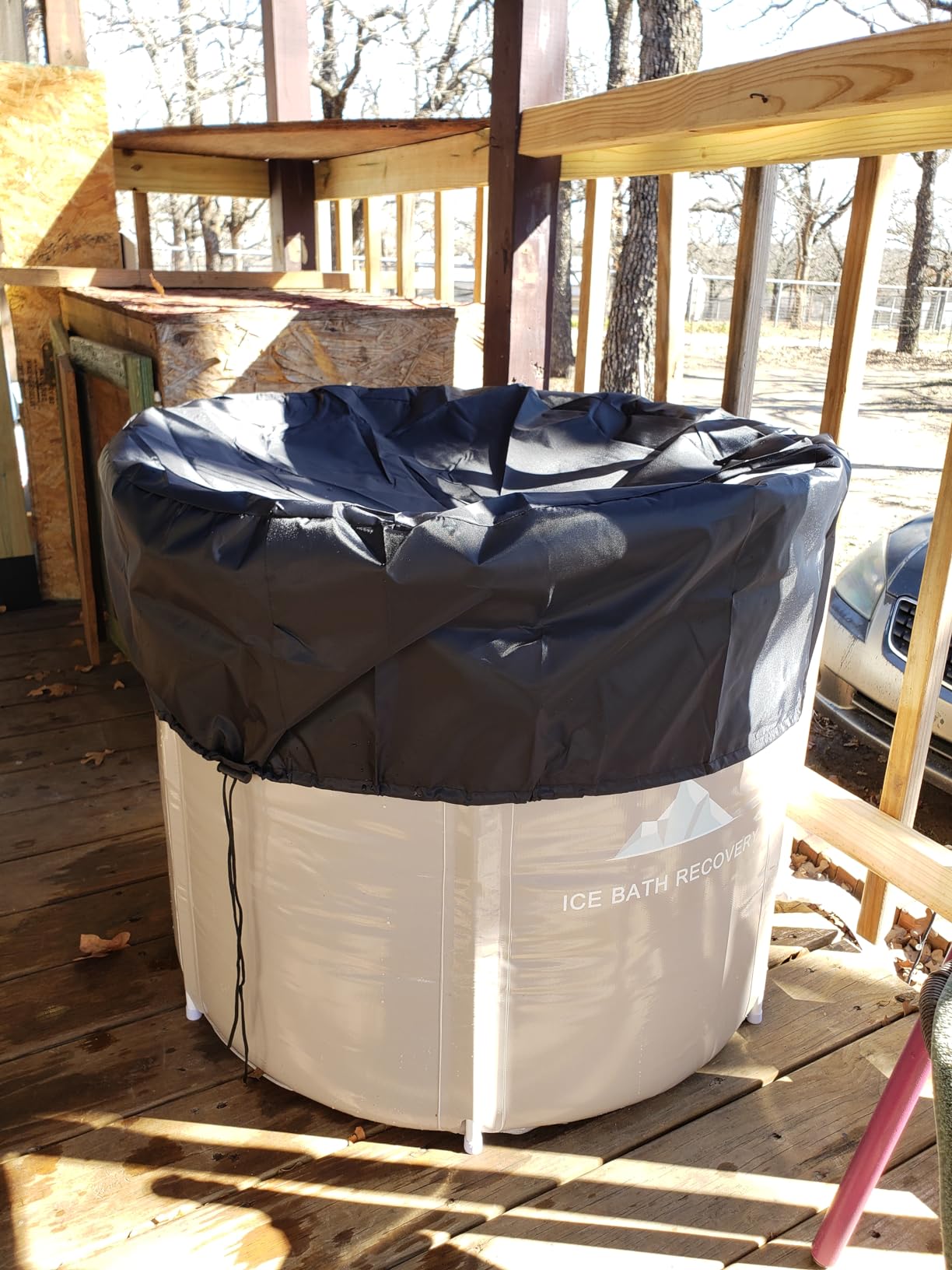 Ice Tub Cover, Ice Bath Tub Cover and Outdoor Cold Baths, Keeping the Ice Bath Tub Clean for Cover Only, 32