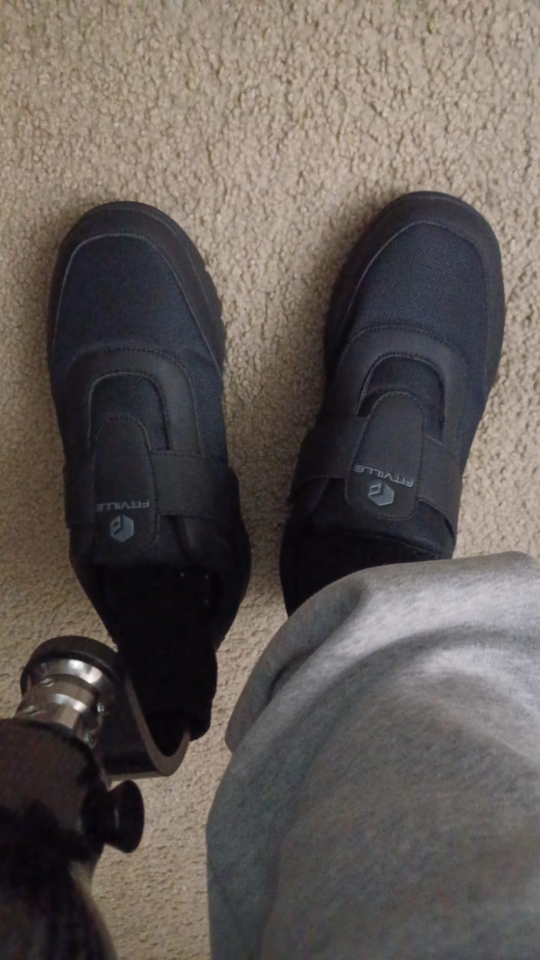 Diabetic Shoes for Men Extra Wide Width Orthopedic Swollen Feet Sneakers (4E Width) customer photo 1