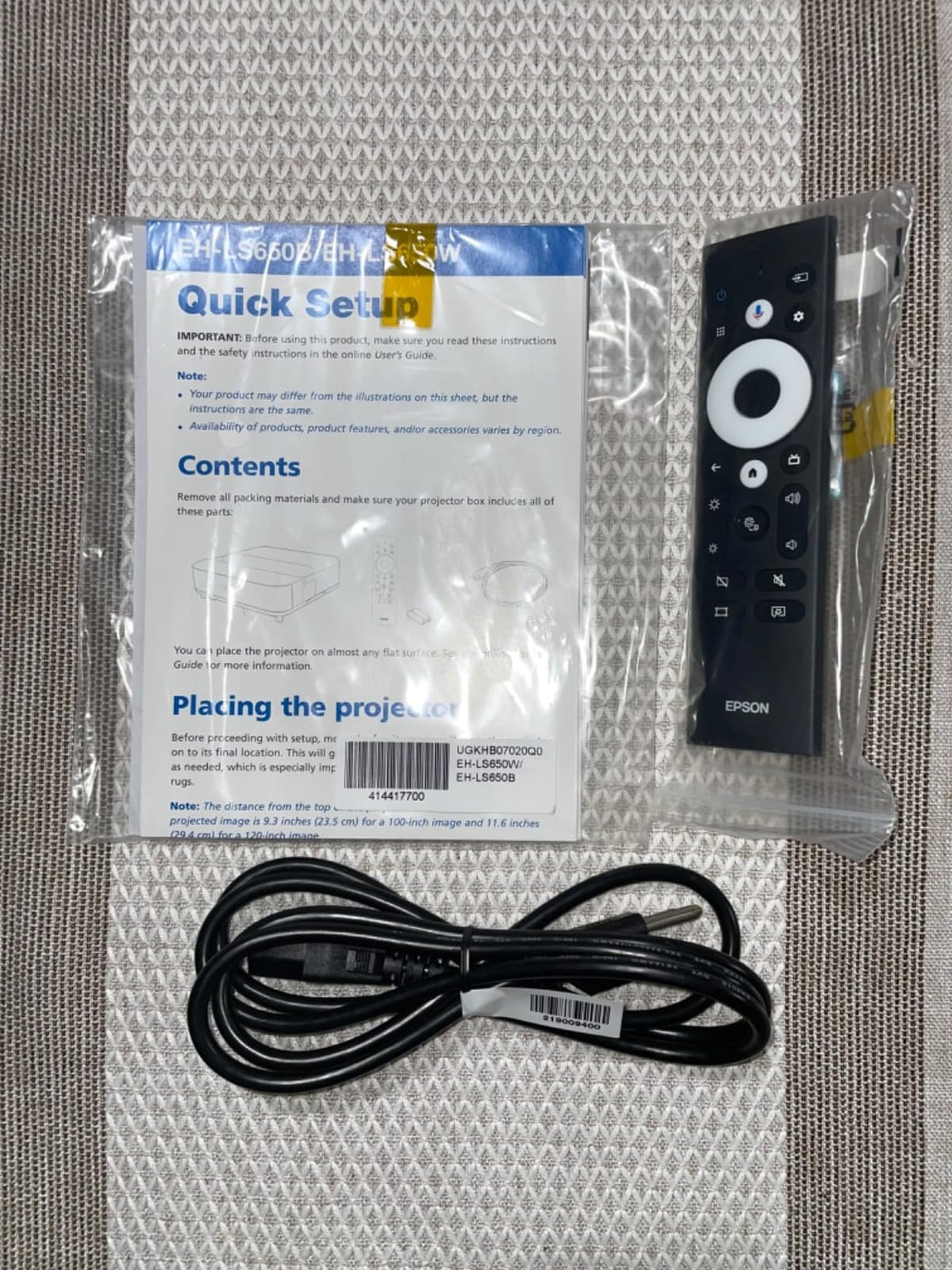 Epson EpiqVision LS650 4K PRO-UHD Ultra Short Throw Laser Projector customer photo 2