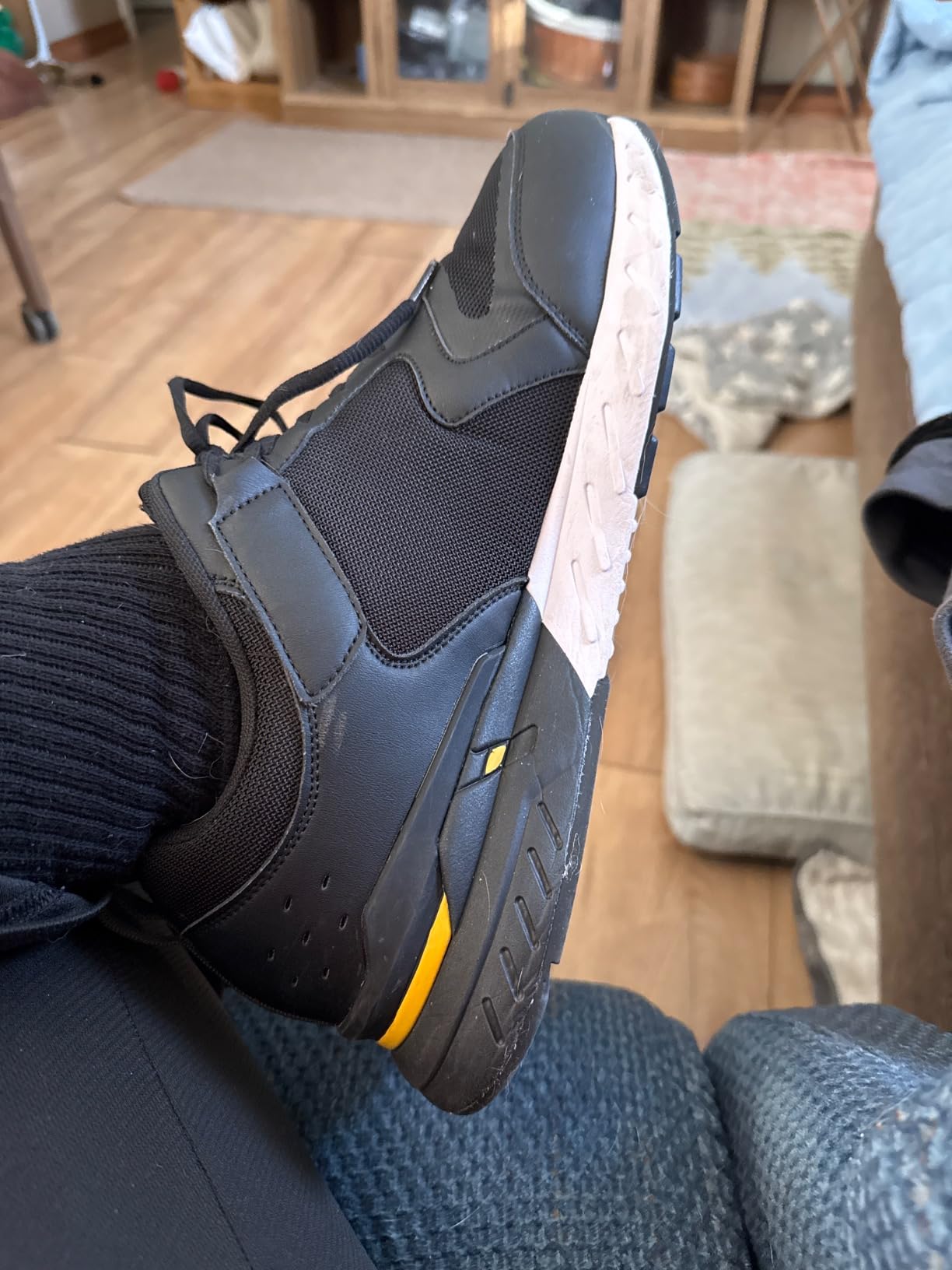 FitVille Men's Extra Wide Walking Shoes, Diabetic-Friendly Sneakers customer photo 1