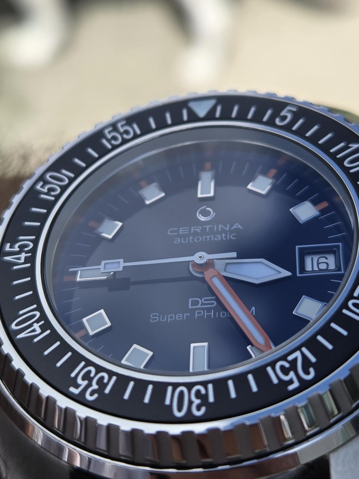 Certina, Mens, DS PH1000M Powermatic 80, Stainless Steel, Swiss Automatic, Watch, Black, Plastic, 20, (C0249071805100) customer photo 2