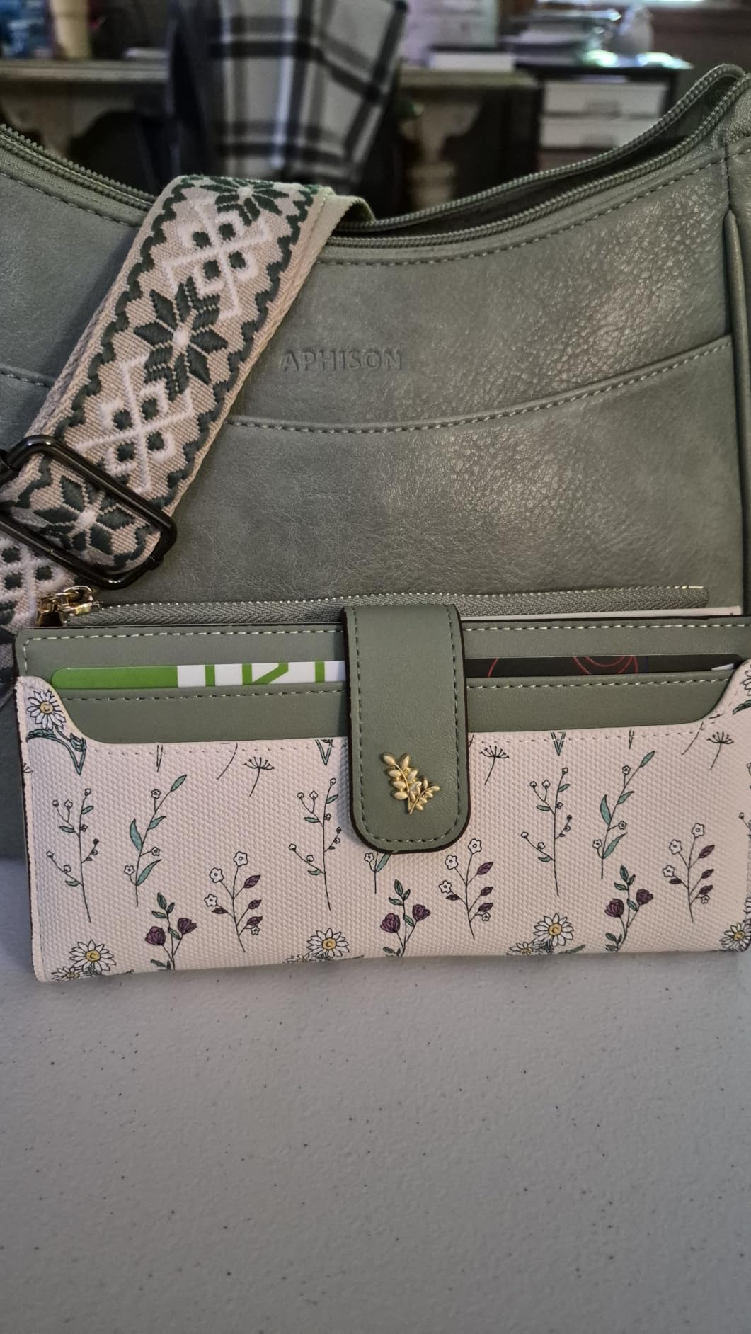 Trendy Leather Crossbody Purse, Women's Shoulder Handbag customer photo 2