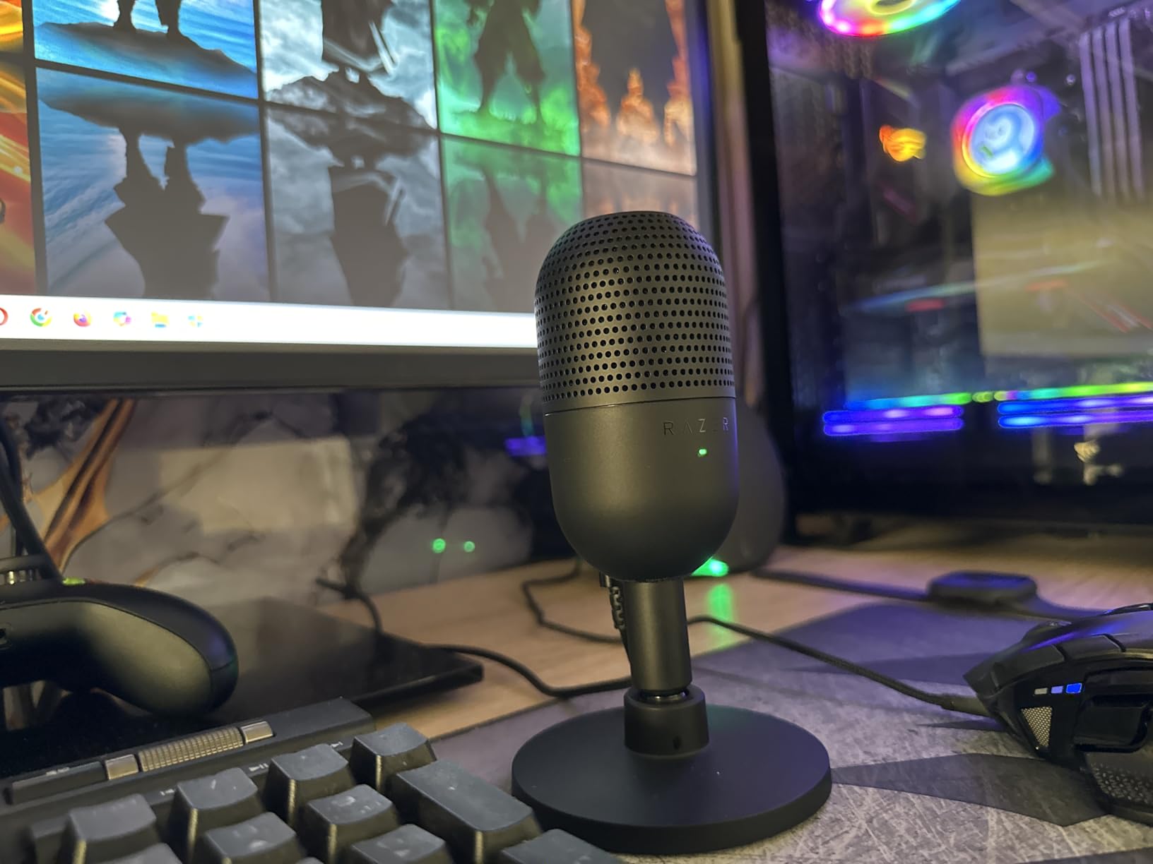Razer Seiren V3 Mini USB Microphone, Supercardioid Condenser Mic, Black customer photo 2
