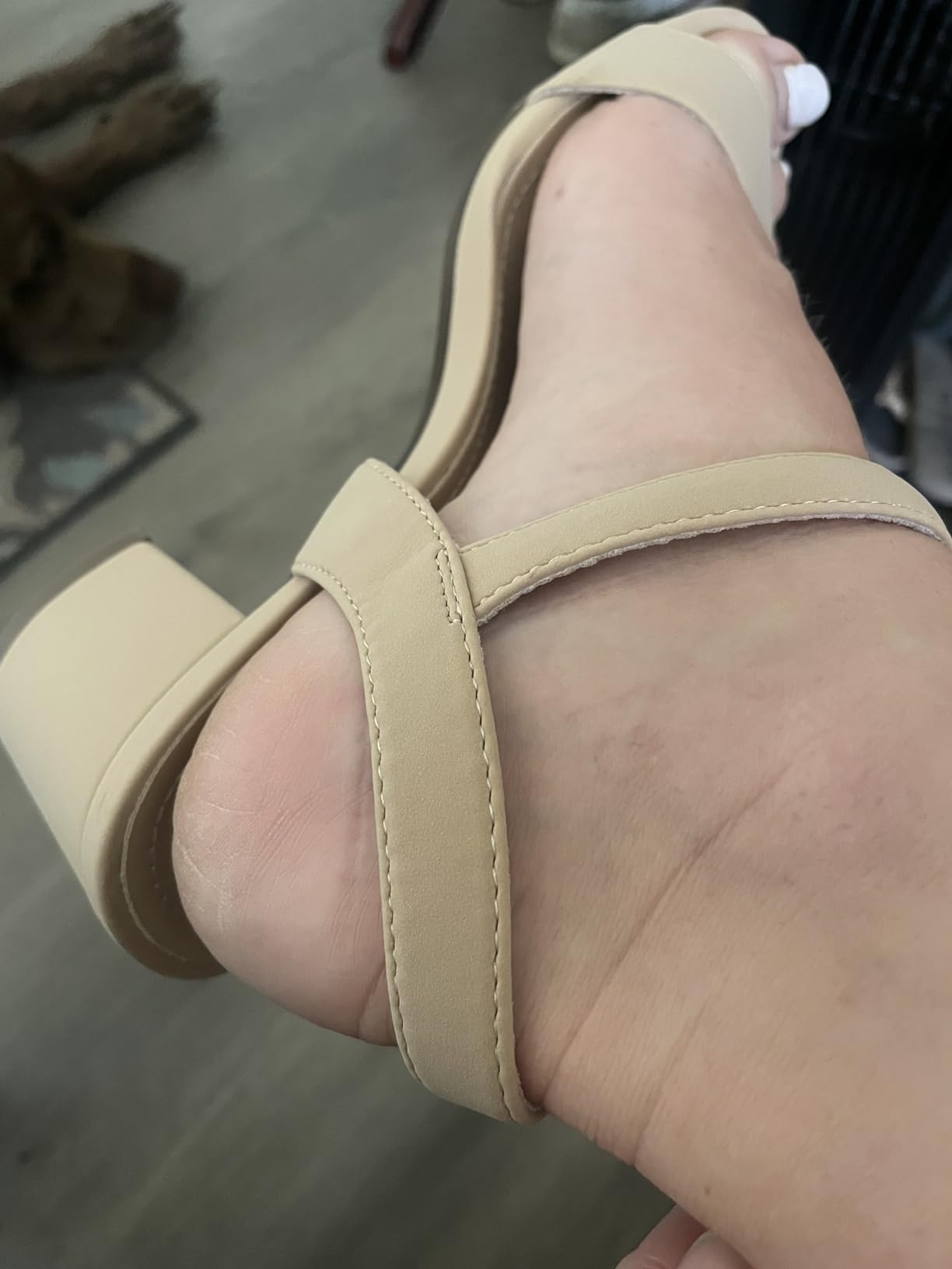 Women's Chunky Low Heeled Sandals customer photo 2