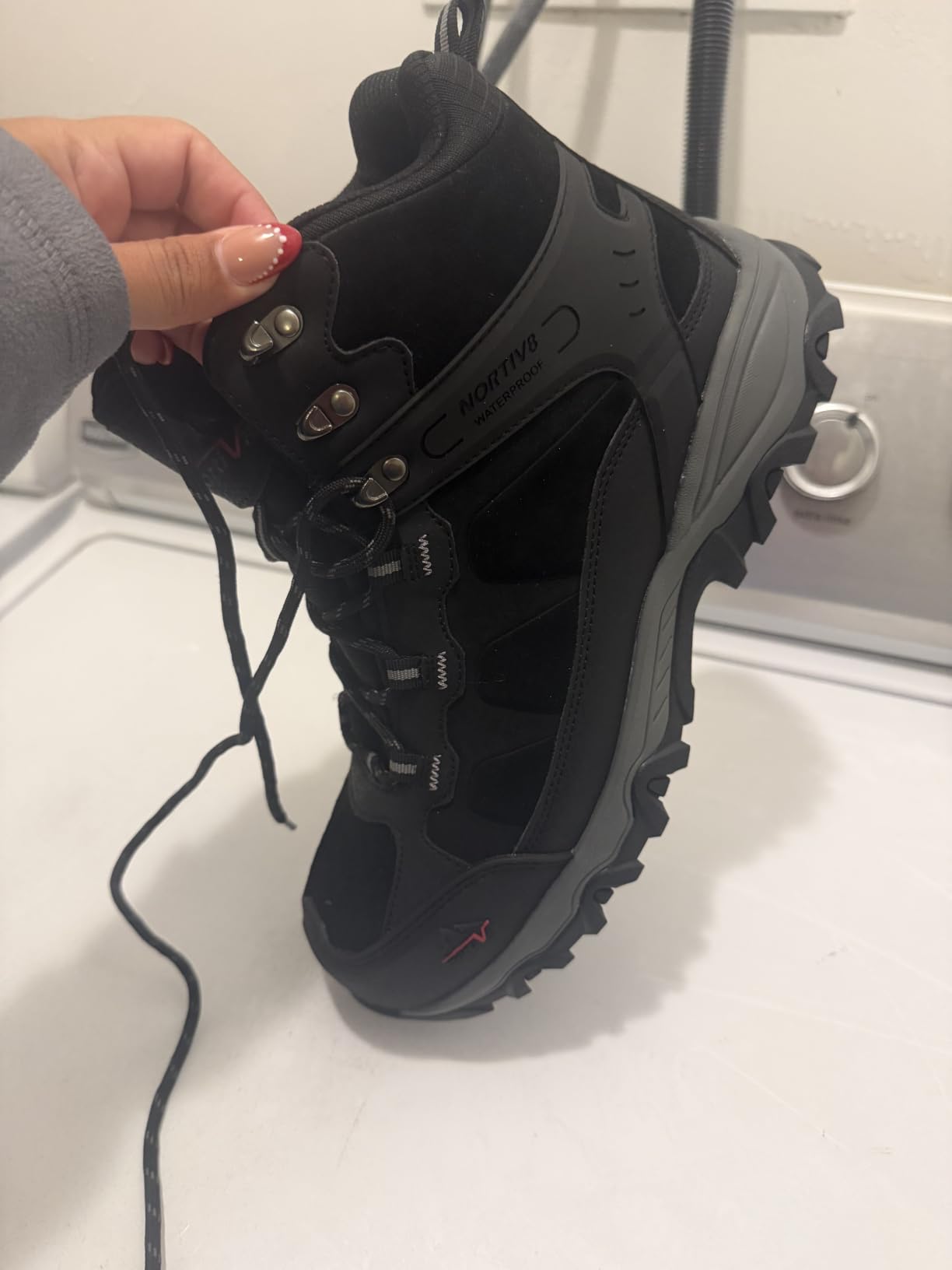 NORTIV 8 Men's Waterproof Steel Toe Work Boots | Slip Resistant ASTM-certified Safety Toe Boots for Men for Construction, Warehouse, Industrial and Daily Work, Paladin-Steel customer photo 2