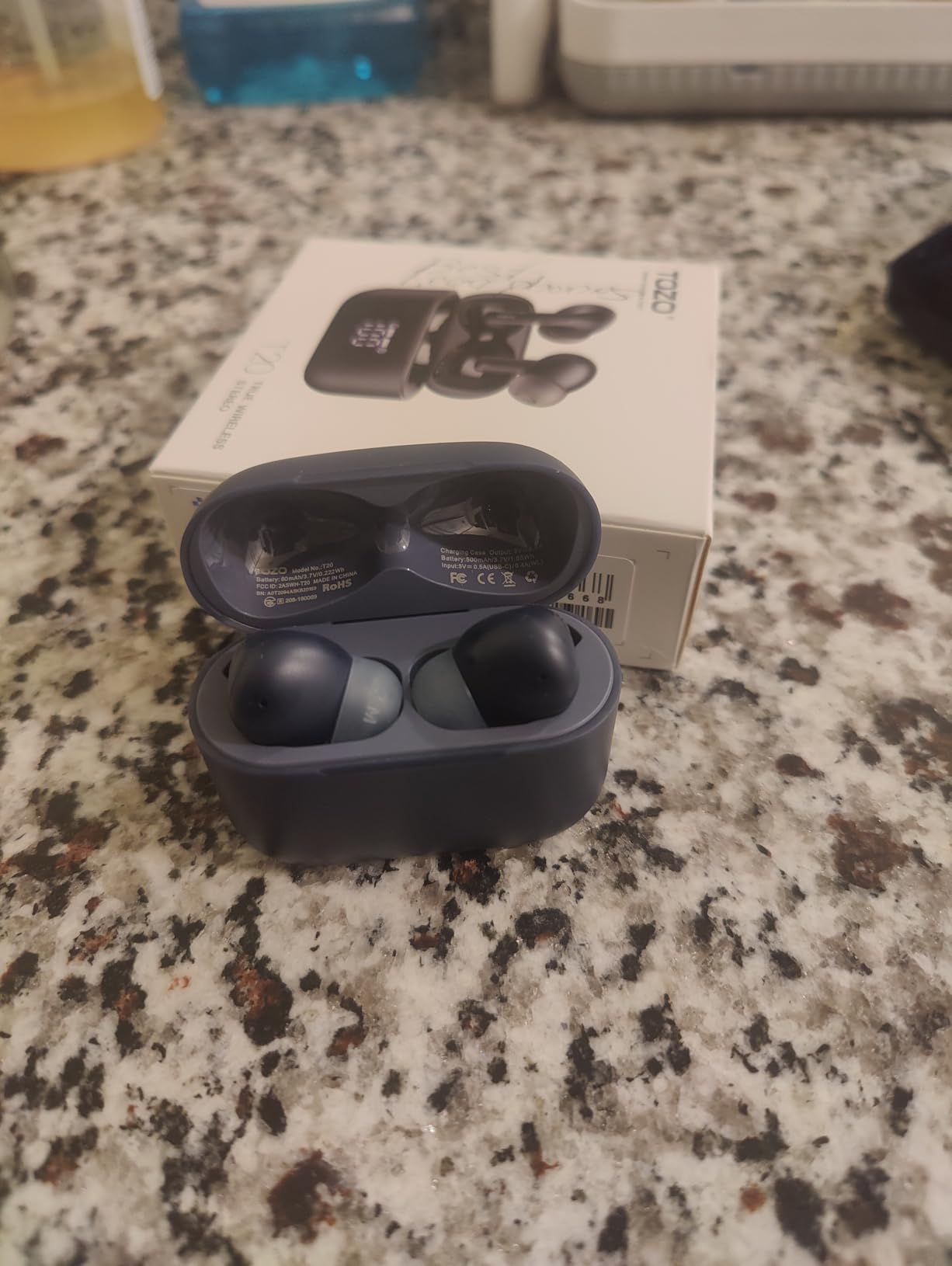 TOZO T20 Wireless Earbuds 97H Playtime, Wireless Charging LED Display Case customer photo 1