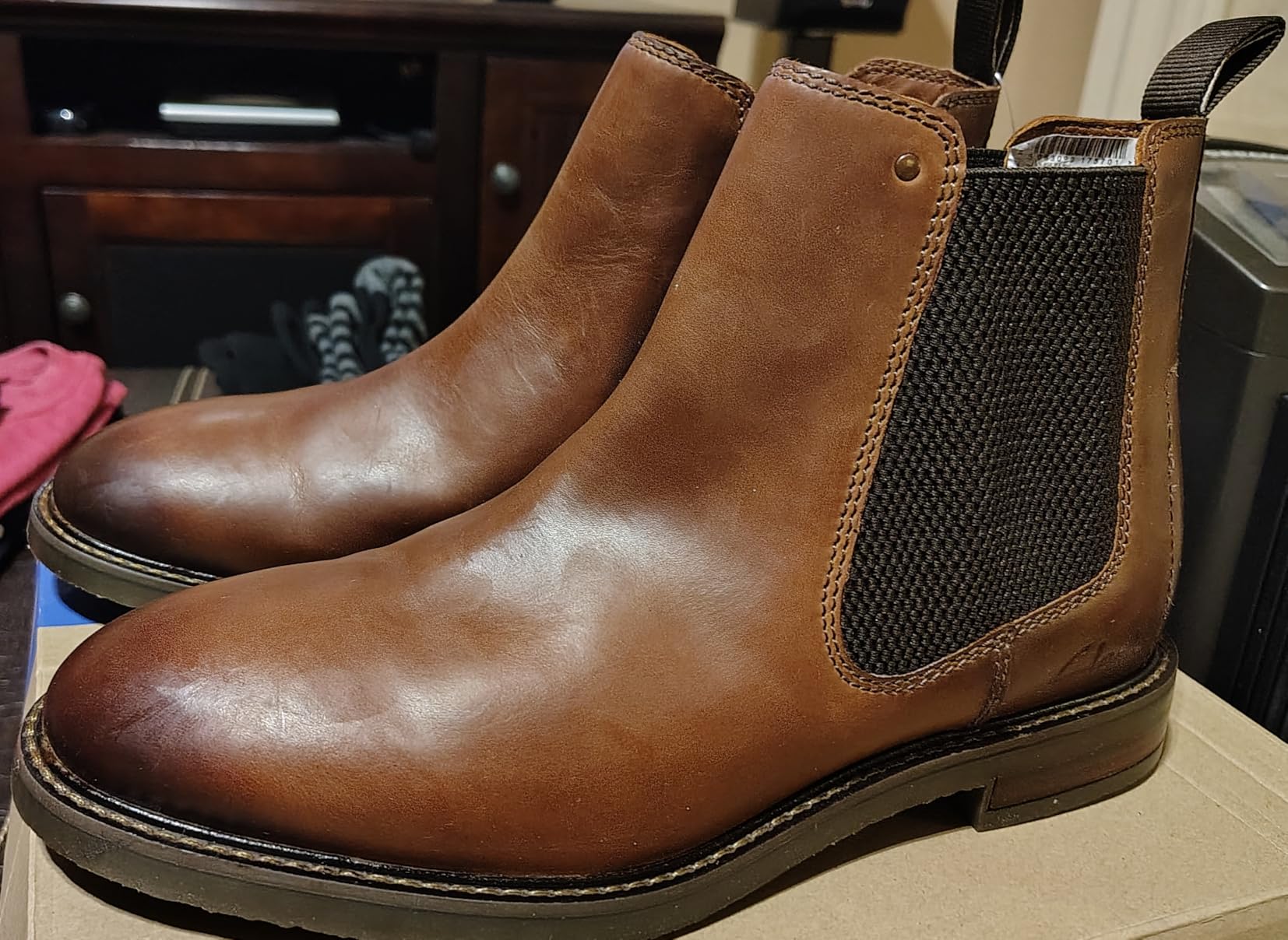 Clarks Men's Jaxen Easy Chelsea Boots customer photo 2