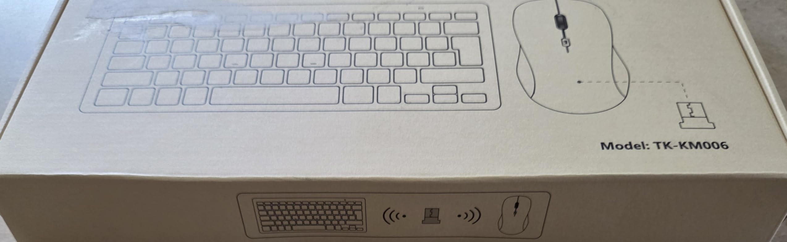 TECKNET Wireless Keyboard and Mouse Combo, 2.4G Mini Cordless Computer Keyboard and Mouse Set, Silent Adjustable 1600 DPI, Quiet Click, Lag-Free for Computer, Laptop, PC, Windows, Mac, Chrome OS customer photo 2