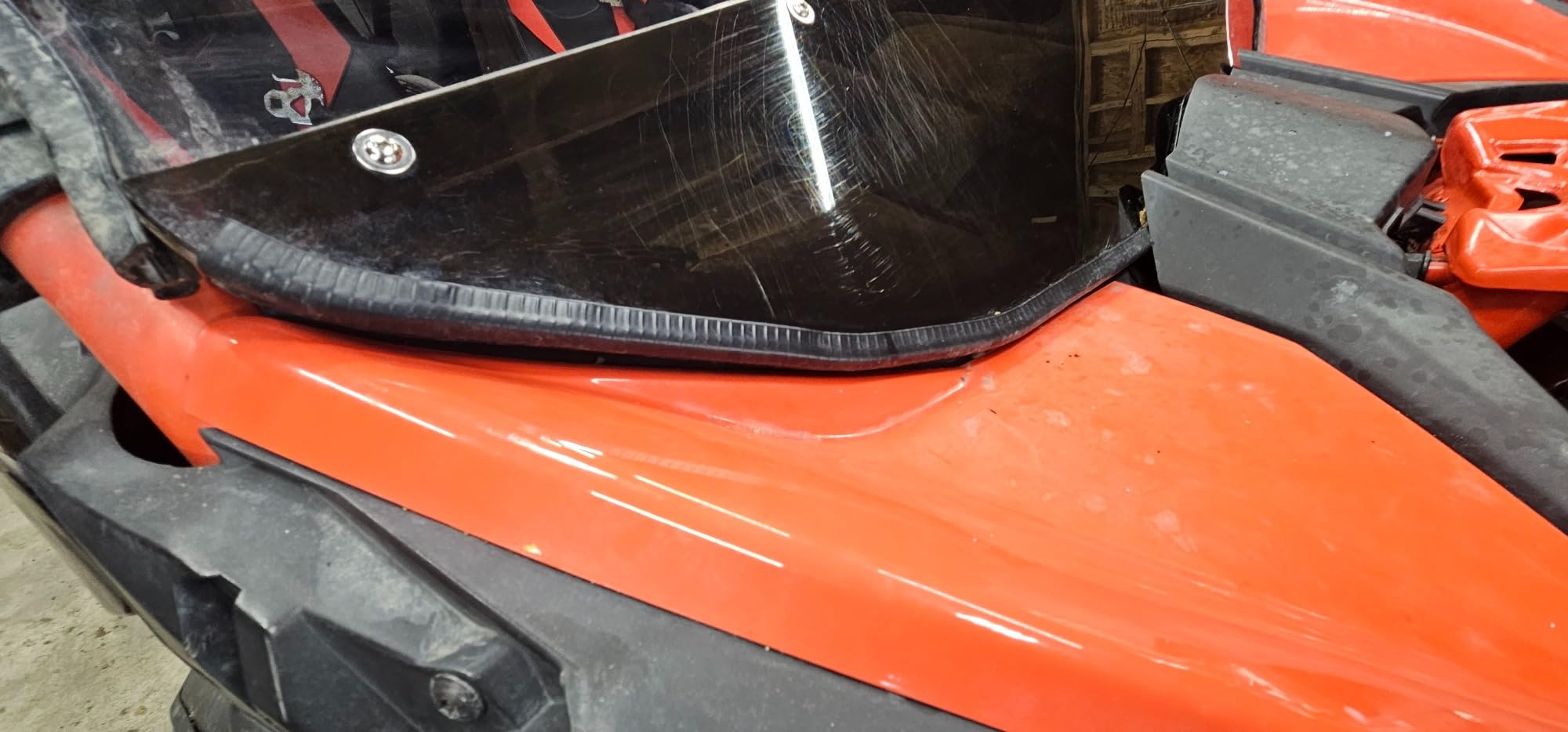 A & UTV PRO Front Full Vented Windshield for Honda Pioneer 520 500 15-25, Dustproof Clear Poly Window Adjustable Vents Full Windscreen for Pioneer 520 2021-2025, 500 2015-2023 customer photo 1