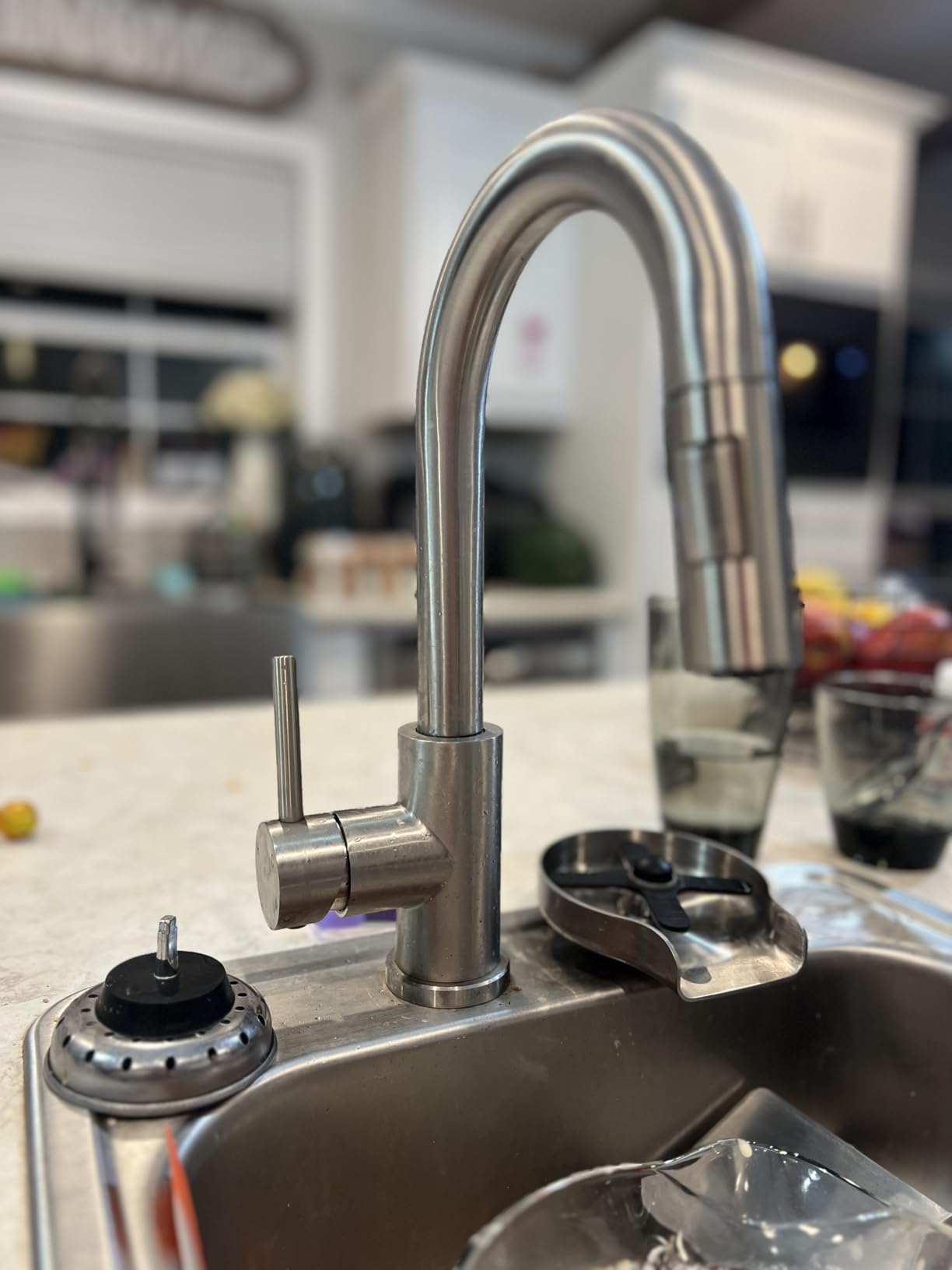 CENOSA Pot Filler Faucet Brushed Nickel for Kitchen Over Stove customer photo 2