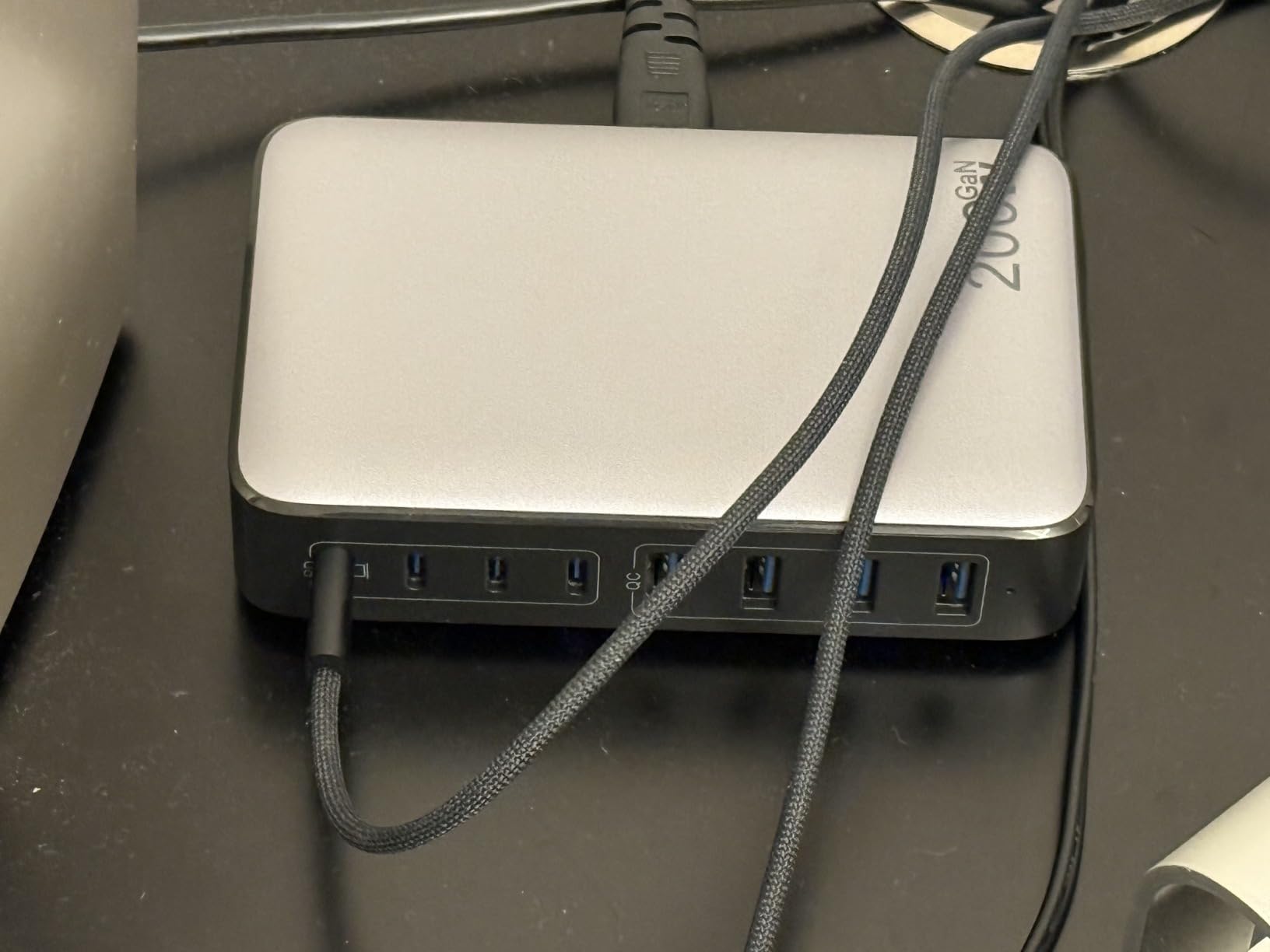 USB C Charger 200W USB C Charger Block,Upgraded GaN III 8-Port Fast Charging Station Hub,PD 65W Laptop Charging Adapter Compatible with MacBook Pro/Air,DELL,Steam Deck,iPhone 16/15/14,Galaxy S23/22 customer photo 1