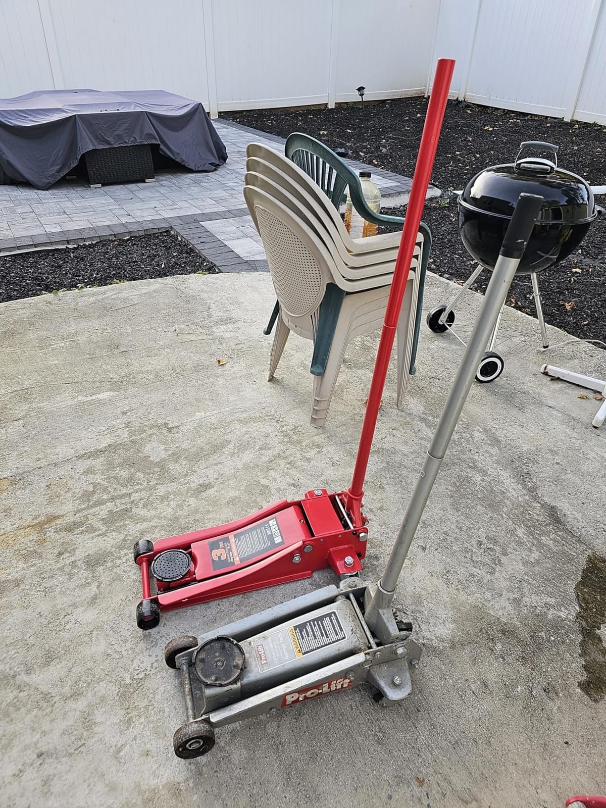 DNA Motoring Low Profile Hydraulic Trolley Service/Floor Jack, 3 Ton (6000 lbs) Capacity, Lifting Range 3