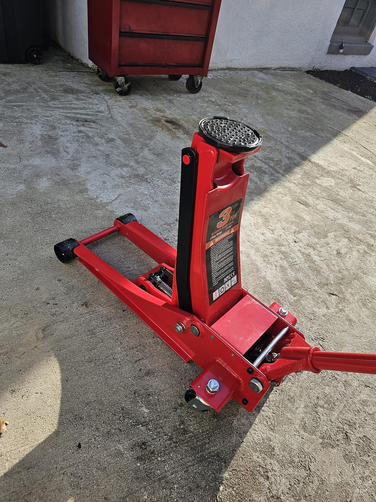DNA Motoring Low Profile Hydraulic Trolley Service/Floor Jack, 3 Ton (6000 lbs) Capacity, Lifting Range 3