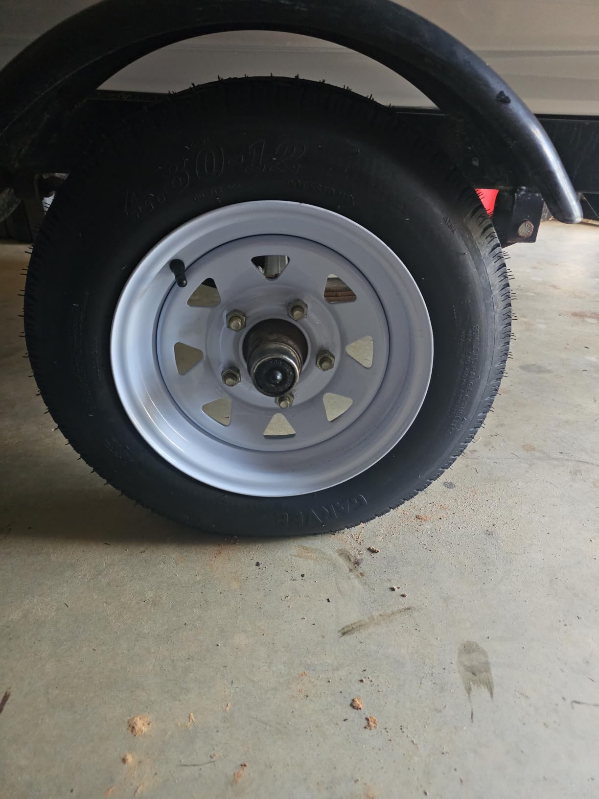 Trailer Tires Rims ST175/80D13 175 80 13 Tire, 5 Lug on 4.5