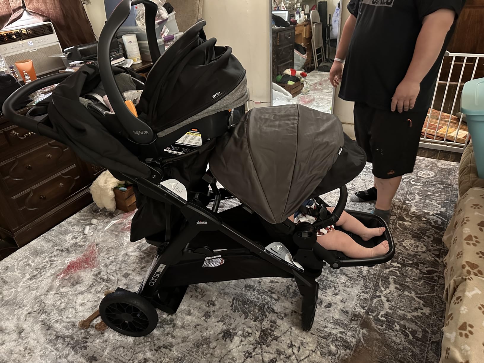 Chicco Corso Flex Convertible Stroller, Single to Double, Compact Fold customer photo 2
