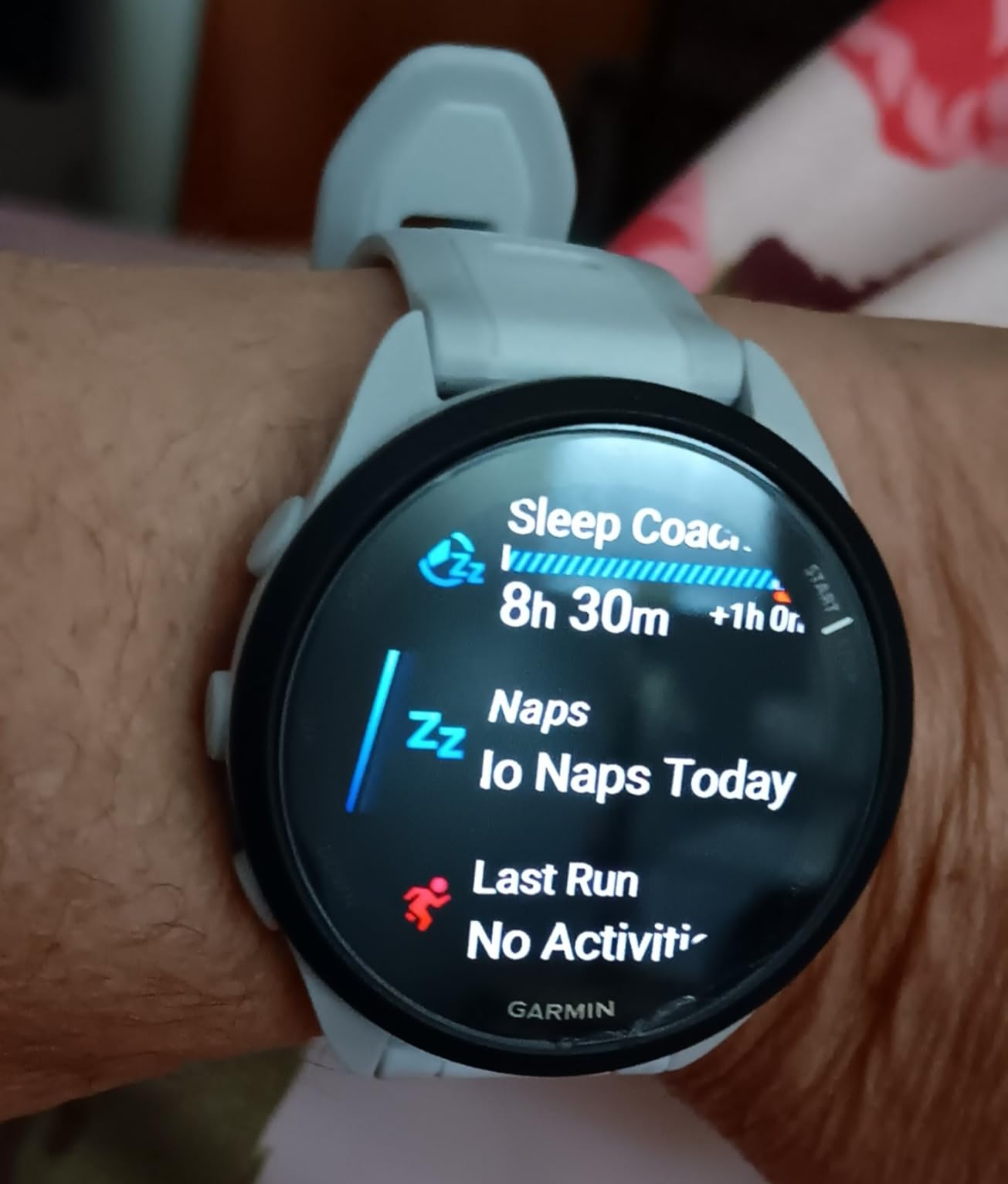 Garmin Forerunner 165, Running Smartwatch, 43mm, Black | Essential Training & Recovery Features, Built-In GPS for Distance, Pace & Speed, Garmin Coach, Daily Suggested Workouts customer photo 1