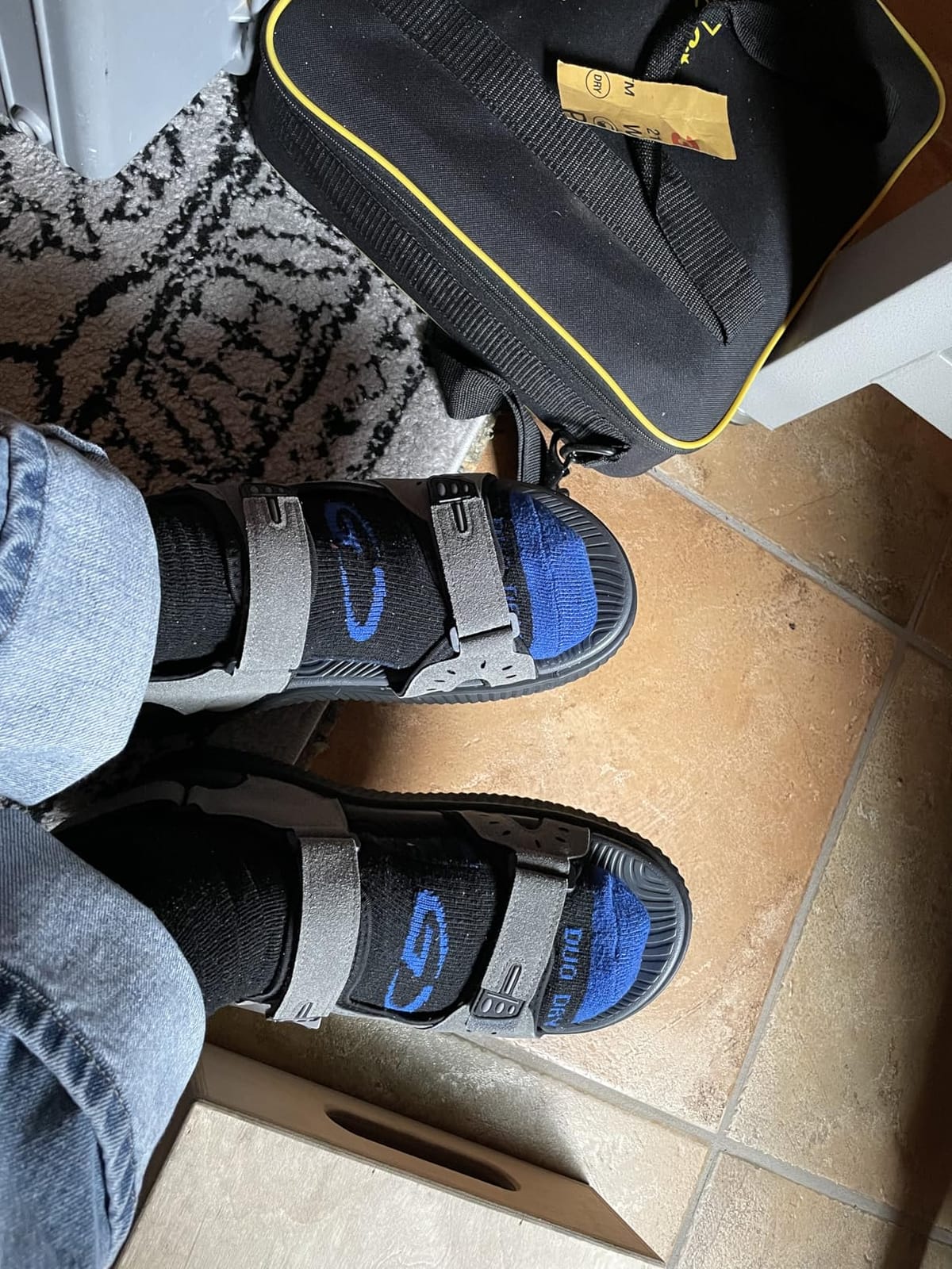 KuaiLu Mens Hiking Sandals with Orthopedic Arch Support Footbed customer photo 2