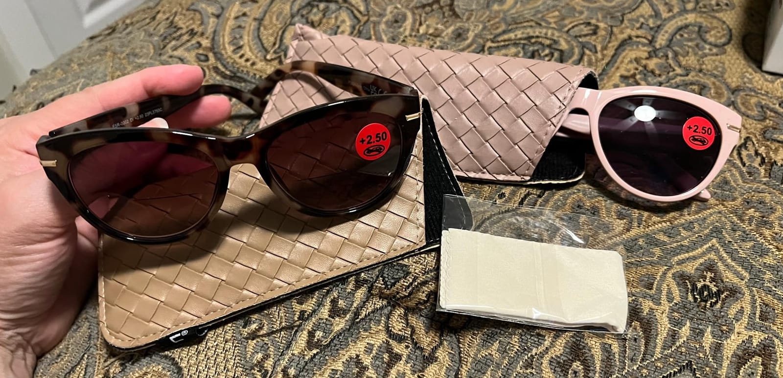 EASY READ 2 Pack Bifocal Reading Sunglasses for Women | Trendy Sunglasses Readers, UV400 Protection, Exquisite Metal Decoration, Great for Reading Outdoors customer photo 2