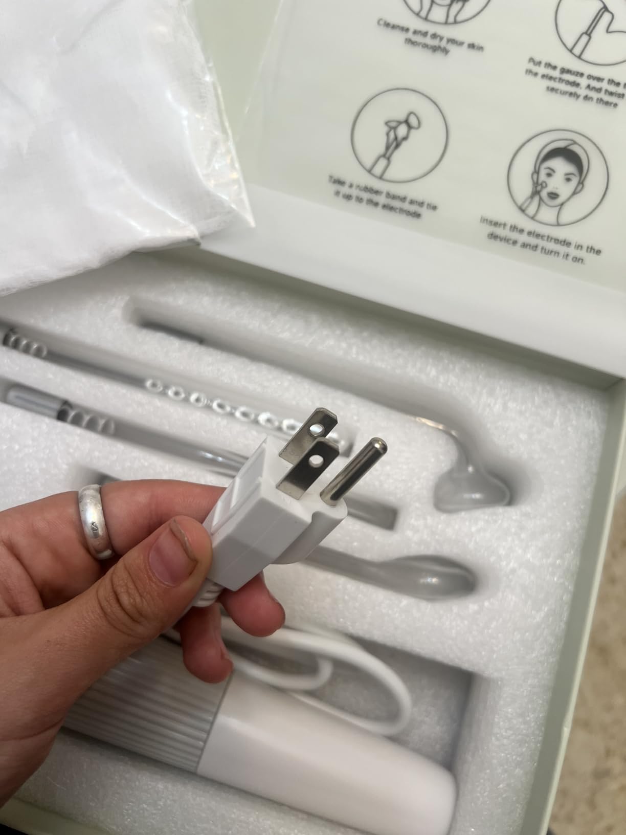 High Frequency Facial Device DARSONVAL High Frequency Facial Wand Micro-Care Skin Care customer photo 1