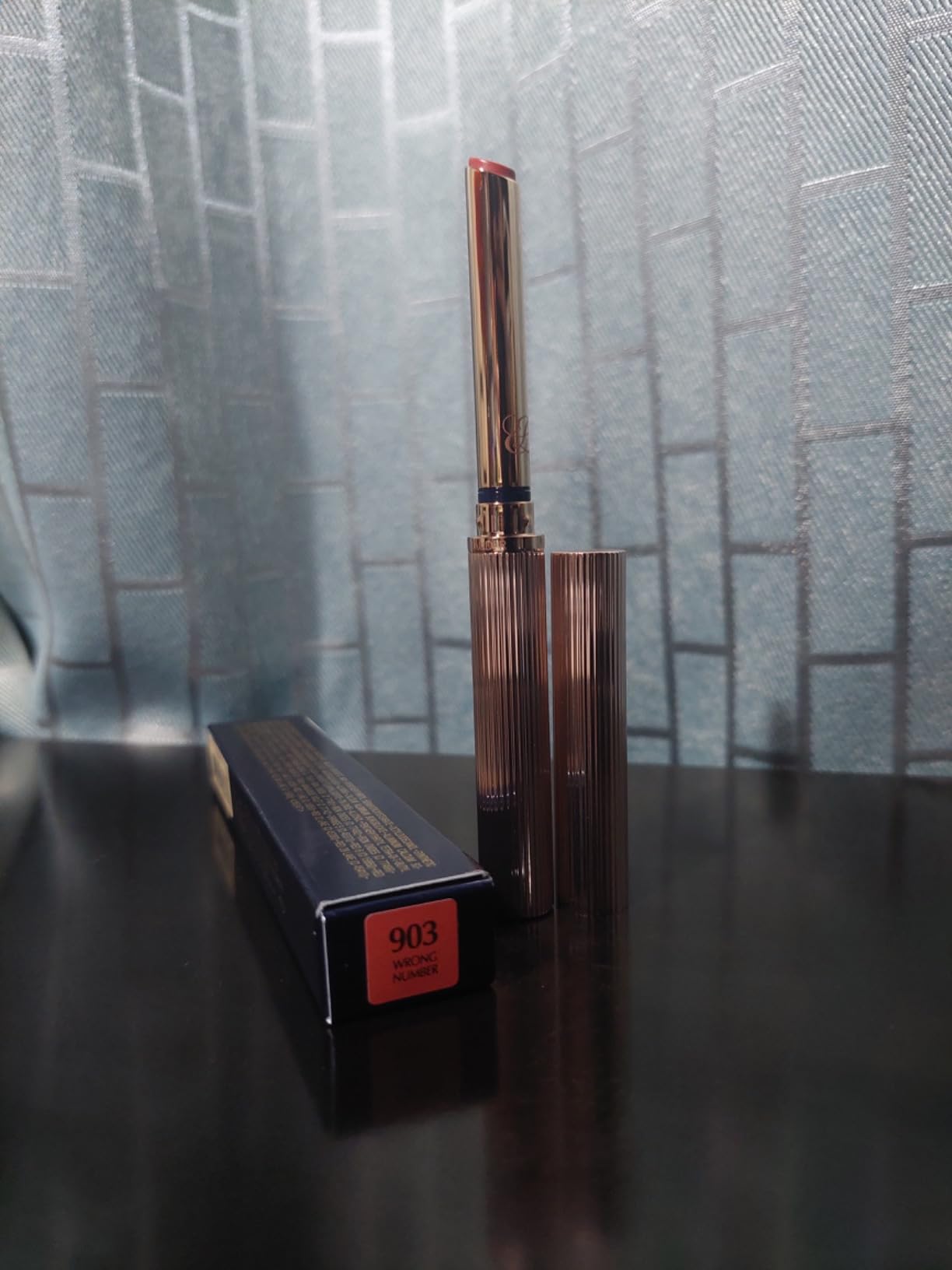 Estee Lauder Pure Color Explicit Long-Lasting Slick Shine Slim Lipstick | Plumping & Hydrating customer photo 1