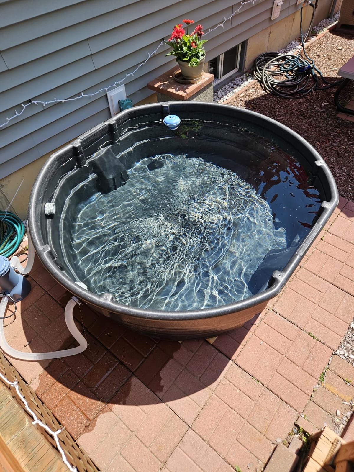 iBirdie Outdoor Waterproof 100 Gallon Stock Tank Cover customer photo 2